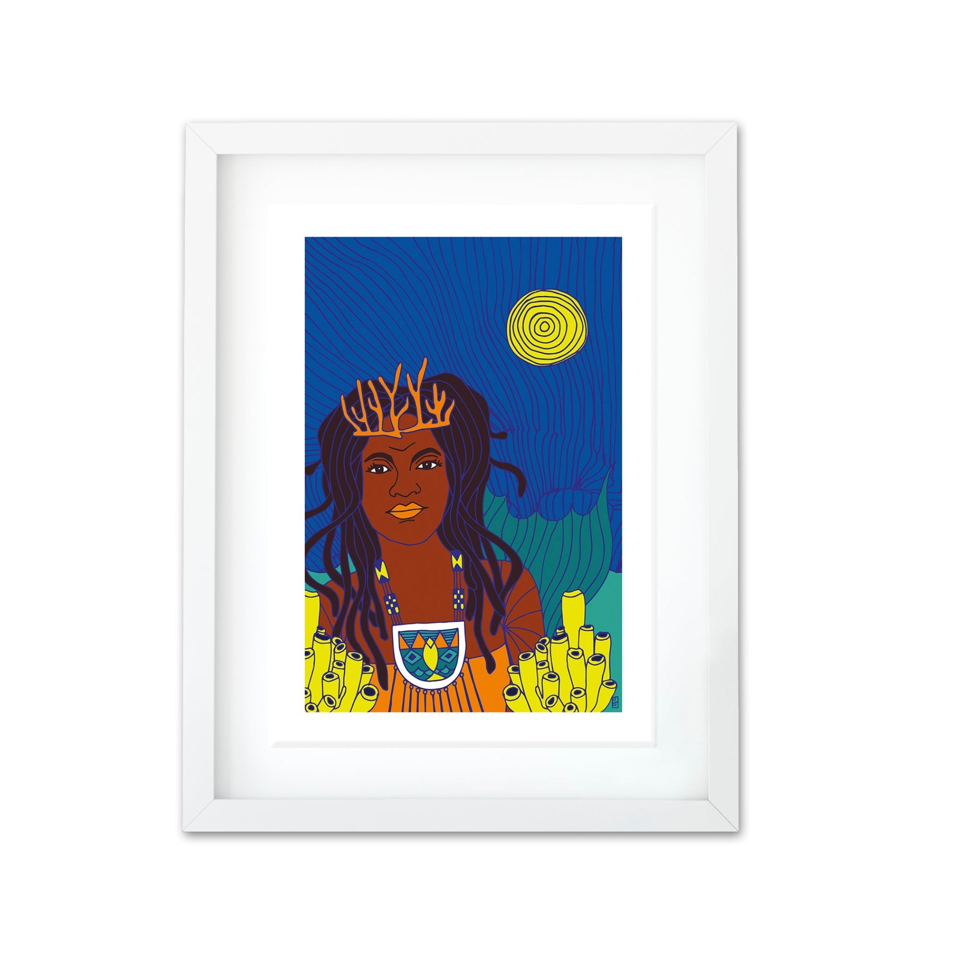 Yemoja A3 Art Print By Lulu Kitololo