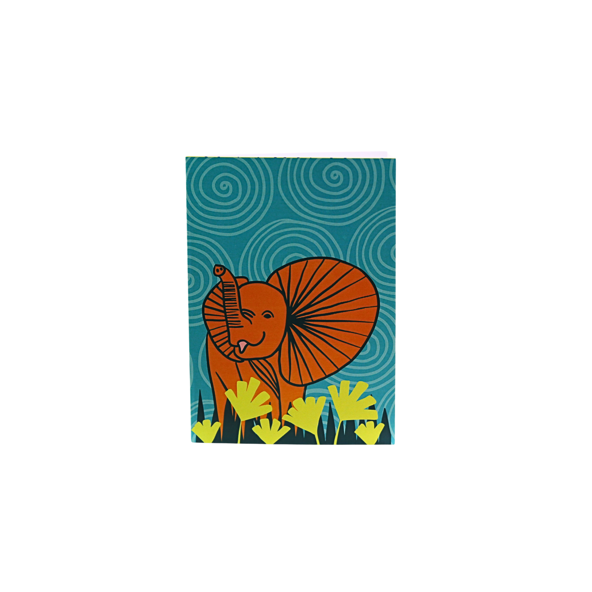 Elephant Calf Little Wildlings Greeting Cards By Lulu Kitololo