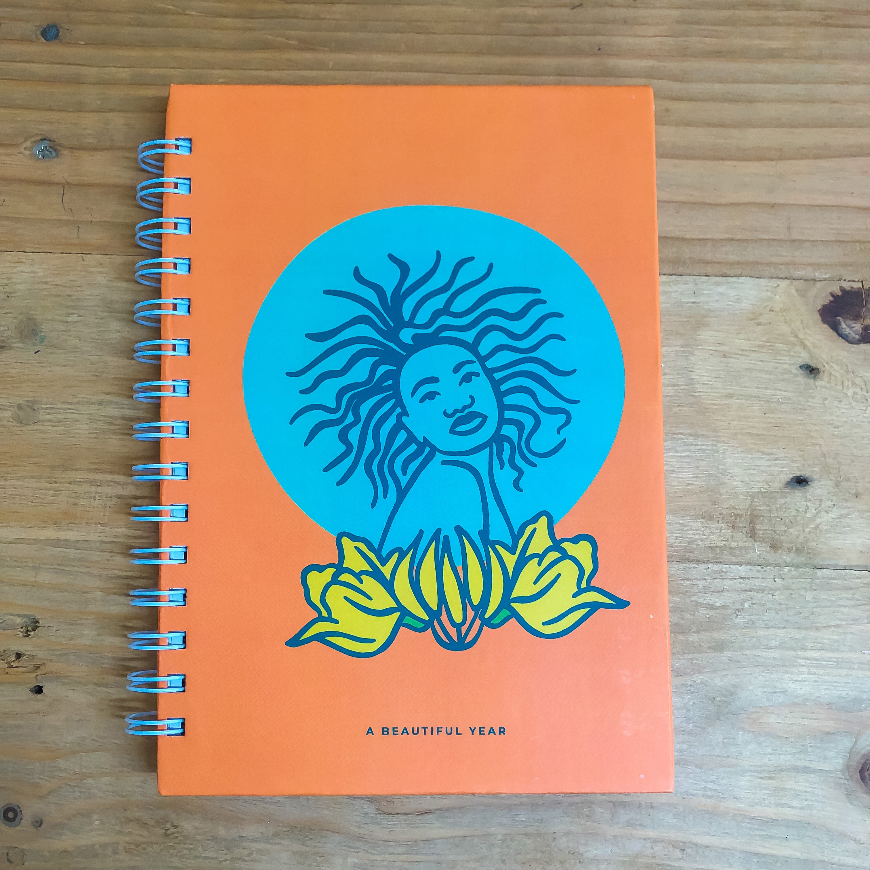 Undated Annual Planner in Orange