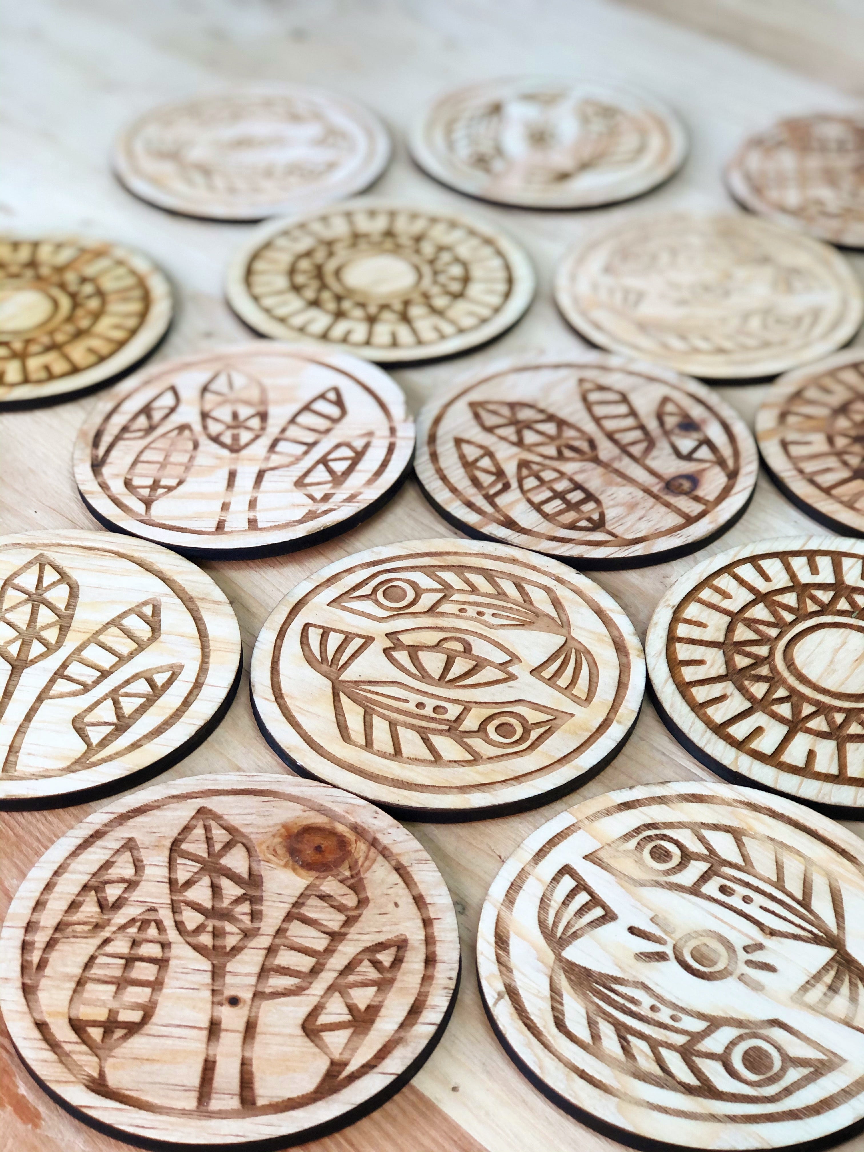 Recycled Wooden Coasters