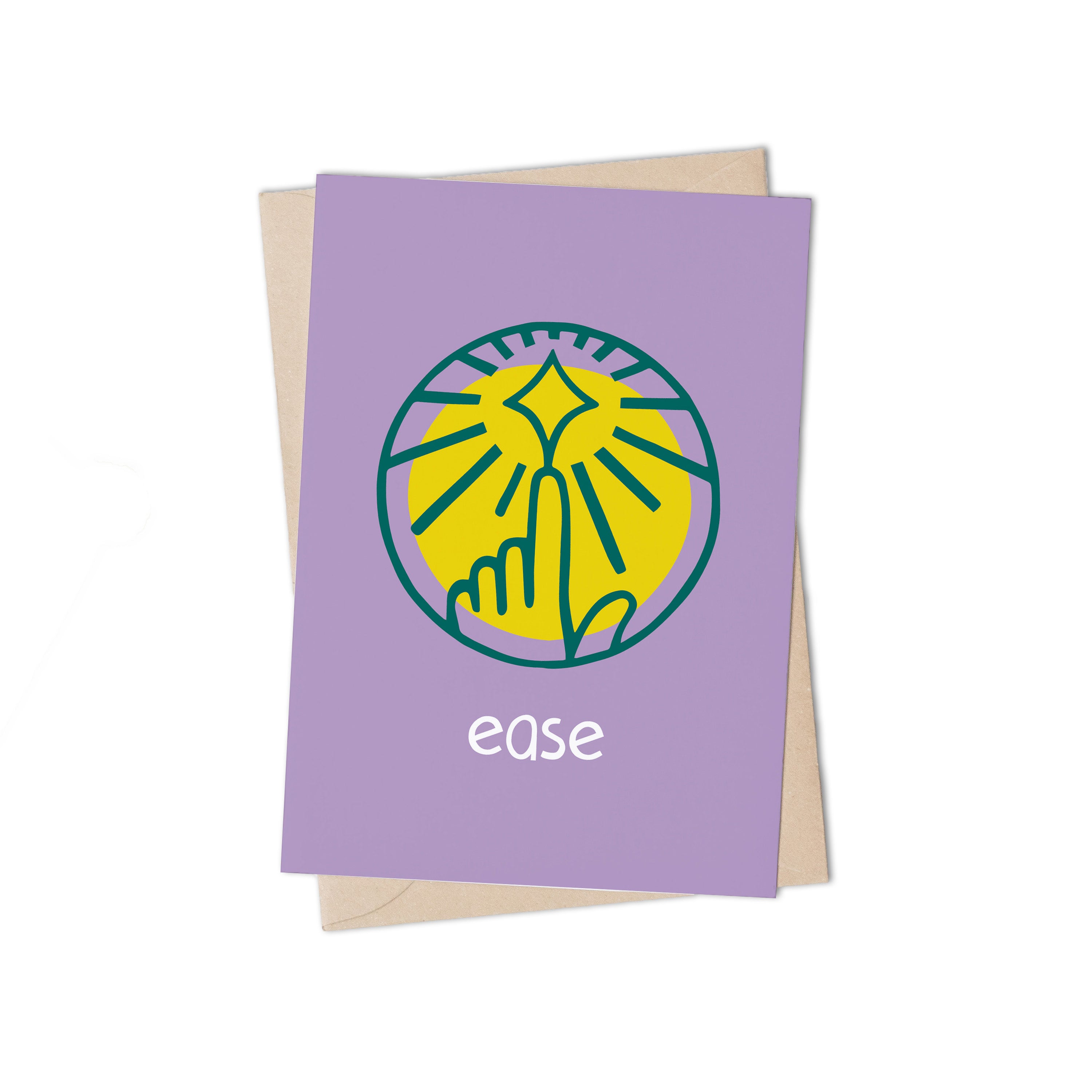 Warm Wishes Ease Greeting Card By Lulu Kitololo