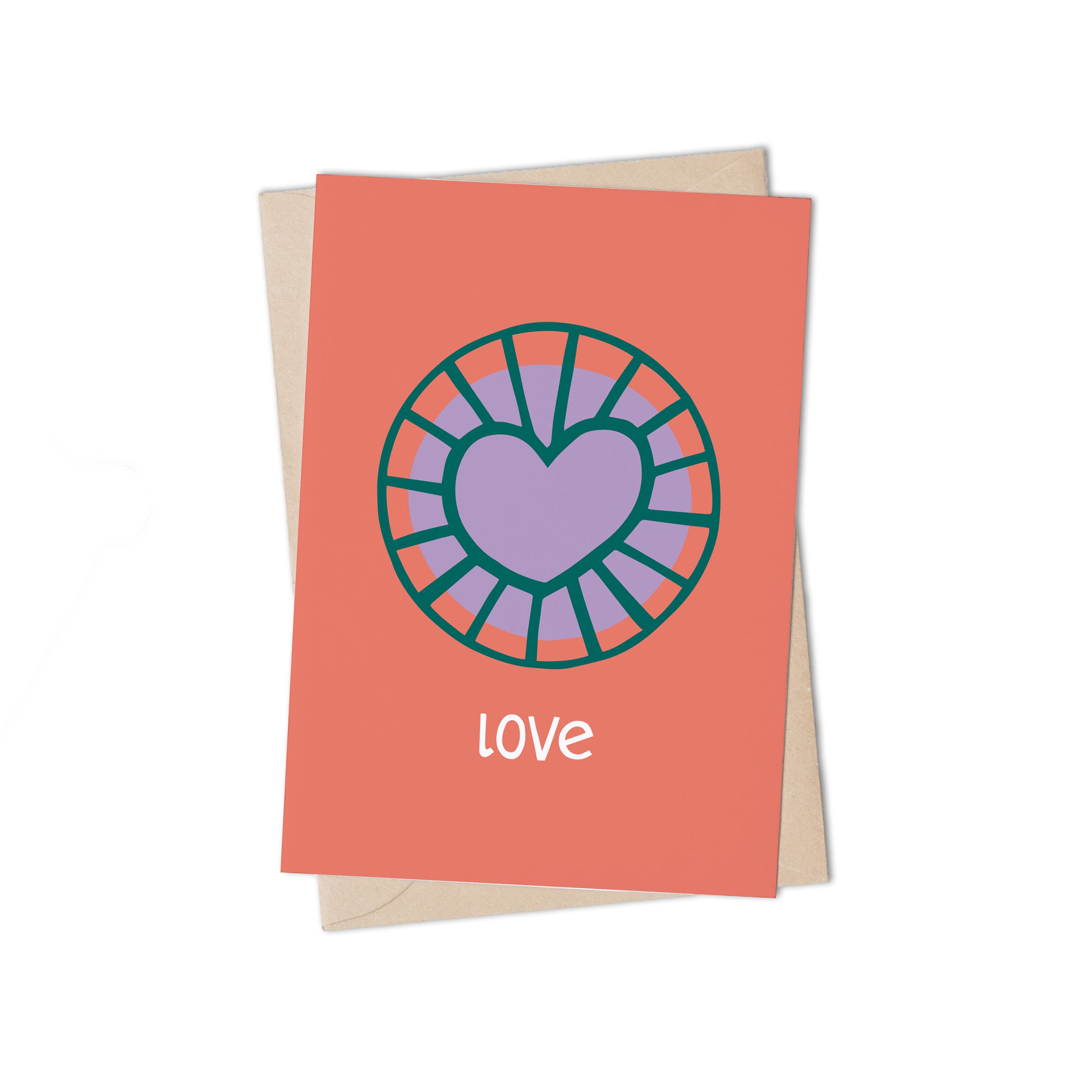 Warm Wishes Love Greeting Card By Lulu Kitololo