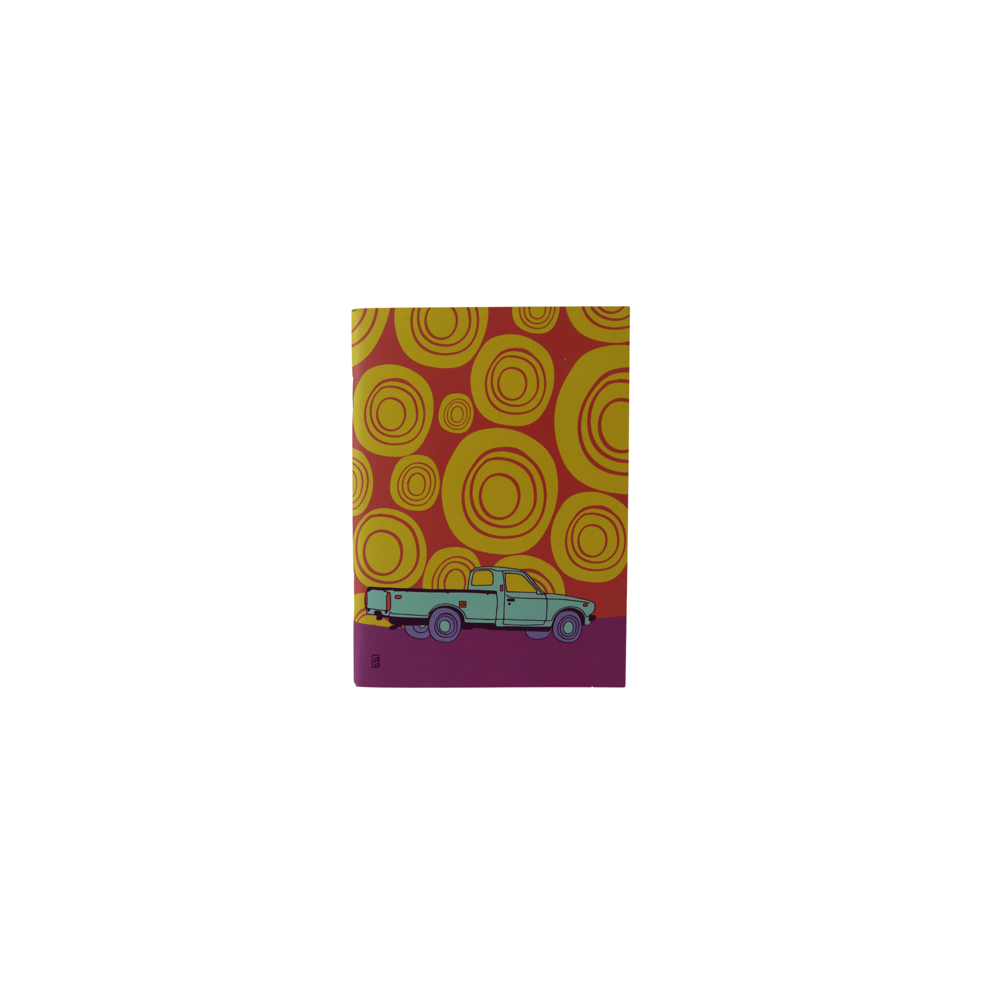 Zamani Pick up Truck Pocket Notebook By Lulu Kitololo