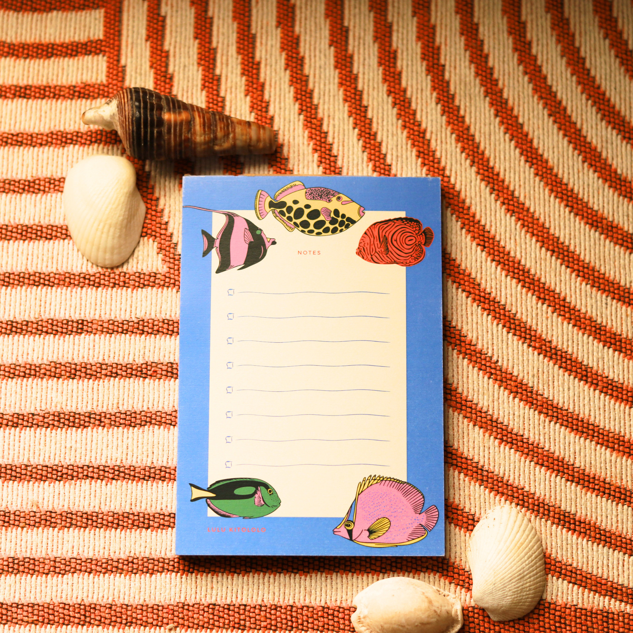 Fish Checklist Notepad