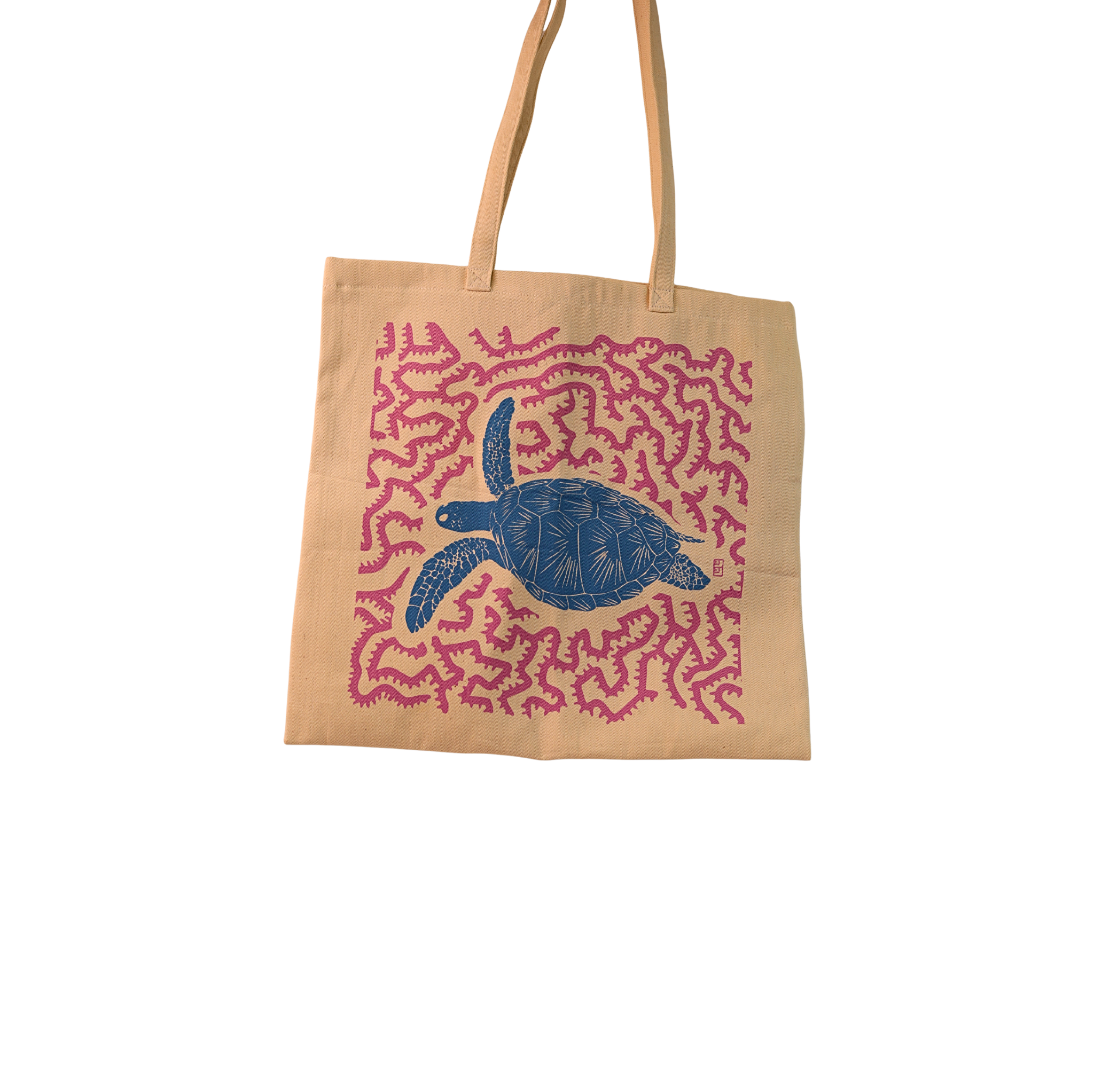 Ocean Vibes Turtle ToteBags