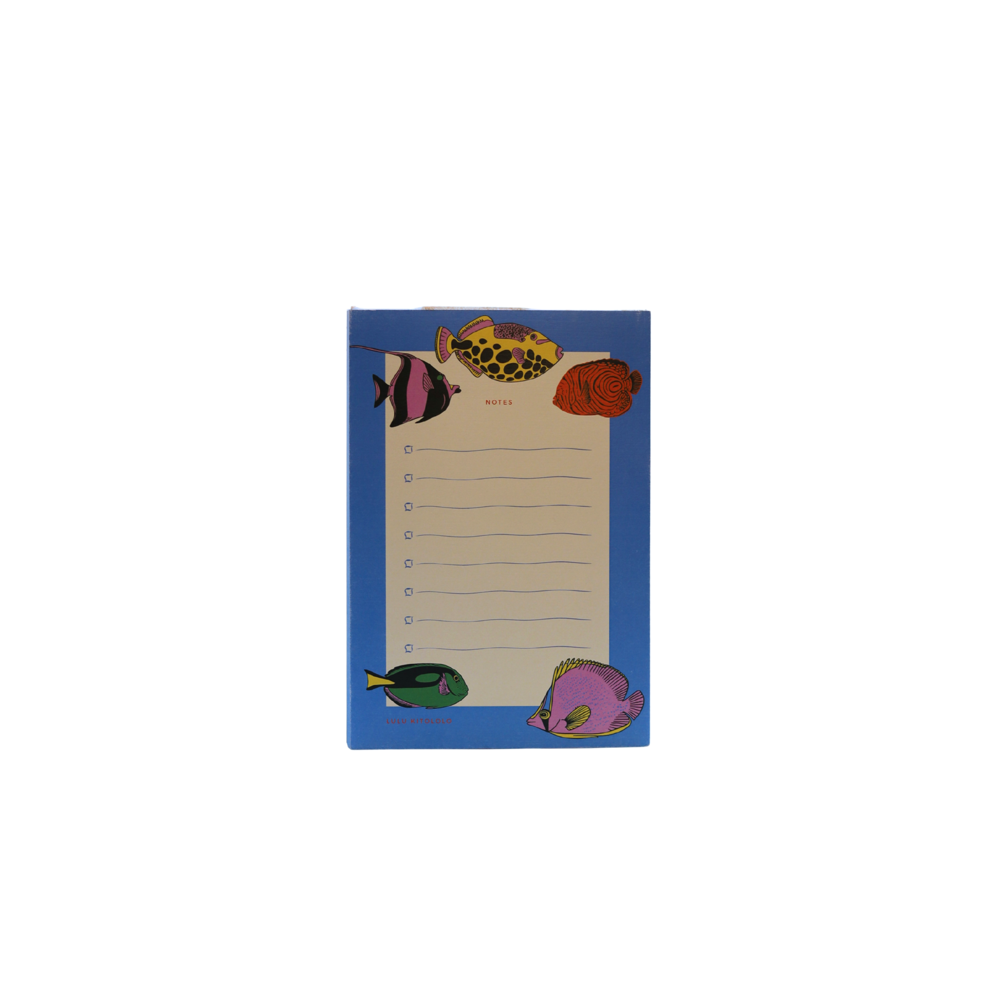 Fish Checklist Notepad