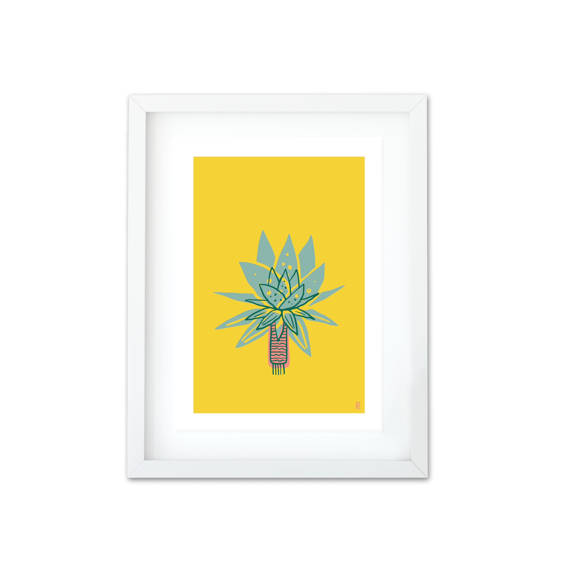 ALOE FEROX A3 ART PRINT by Lulu Kitololo