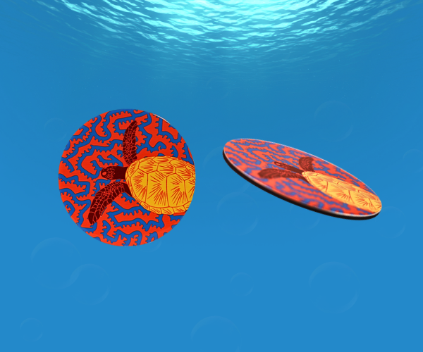 Ocean Vibes Turtle Fridge Magnets