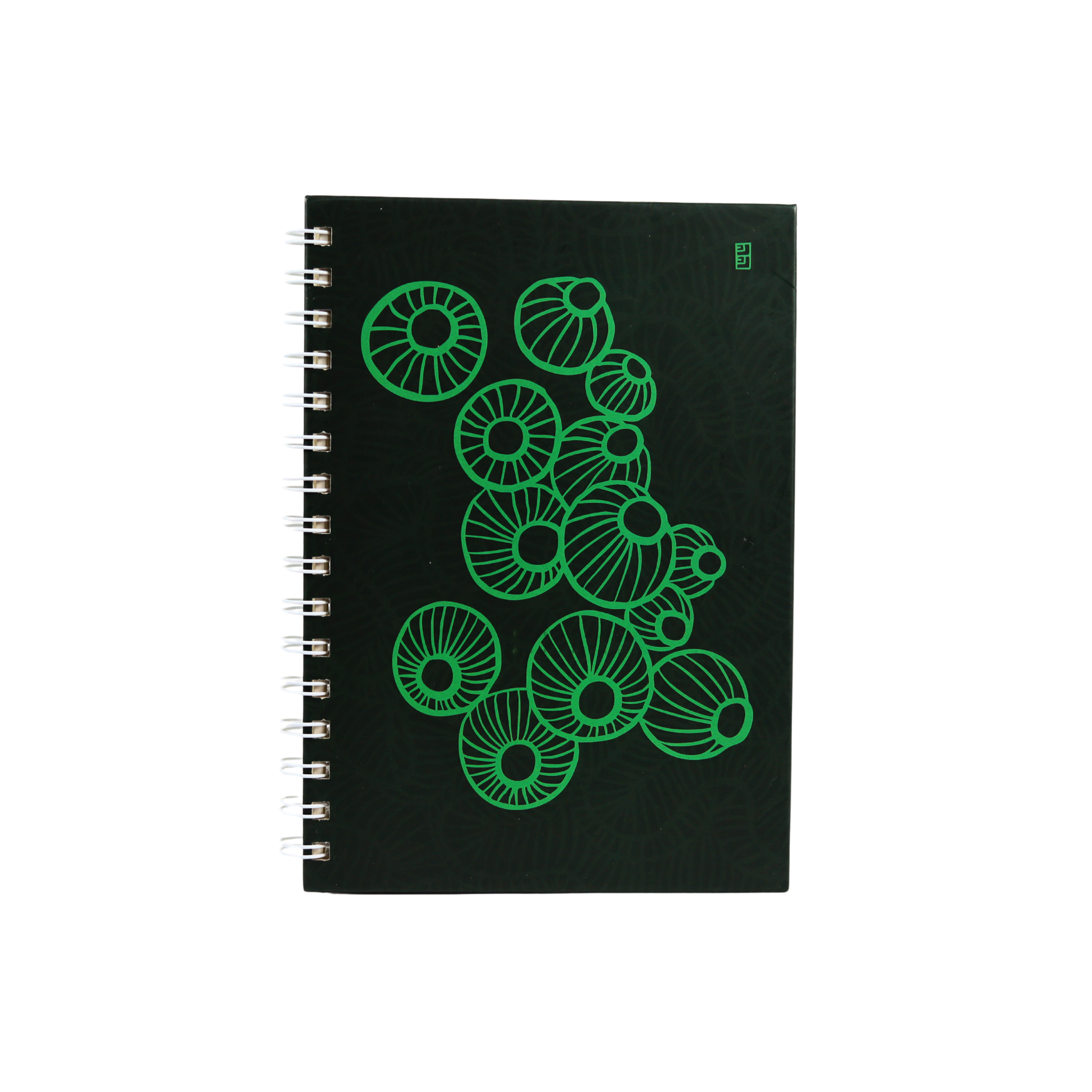 Coral Celebration Dark Spiral Bound Notebooks By Lulu Kitololo