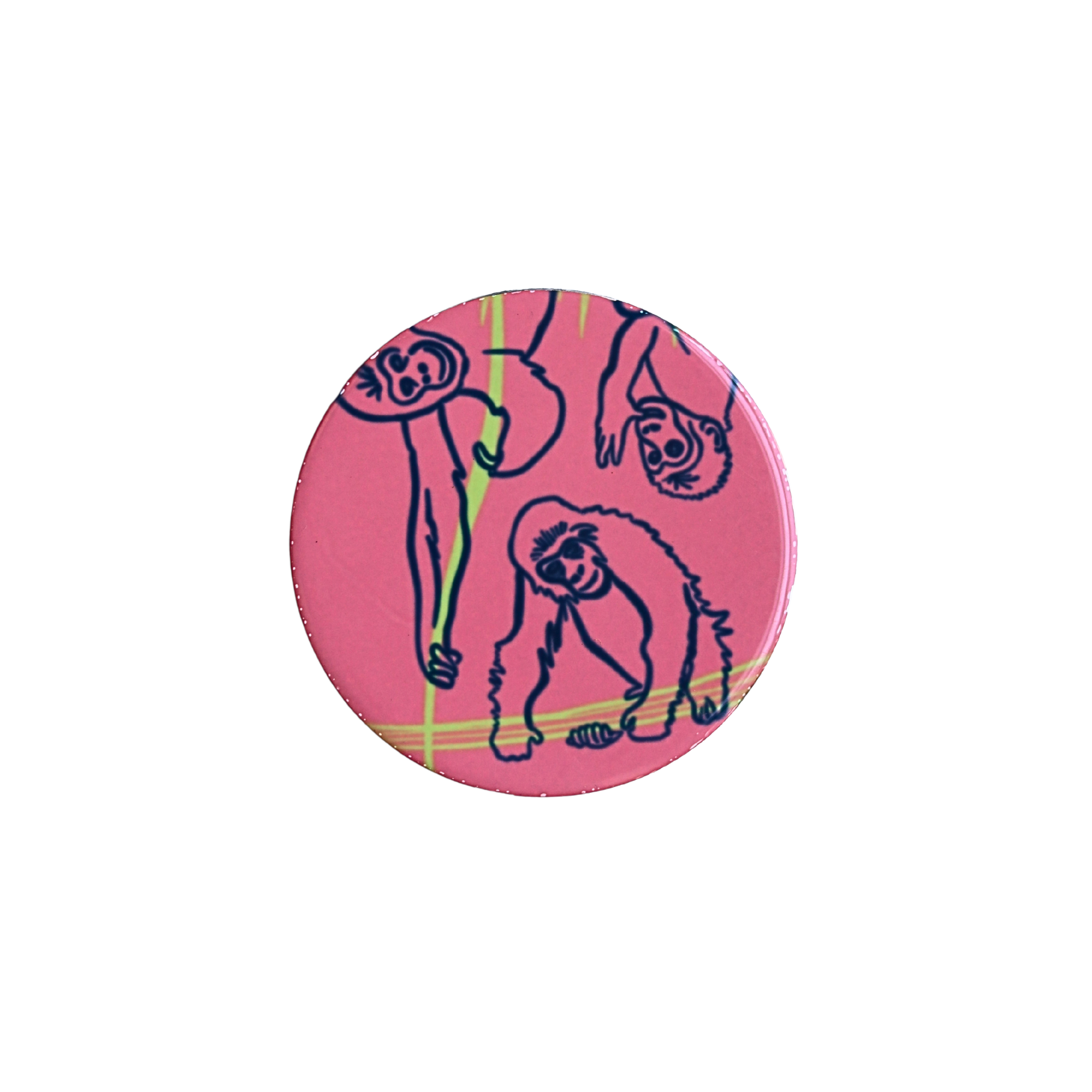Gorilla Trio Little Wildlings Fridge Magnets By Lulu Kitololo