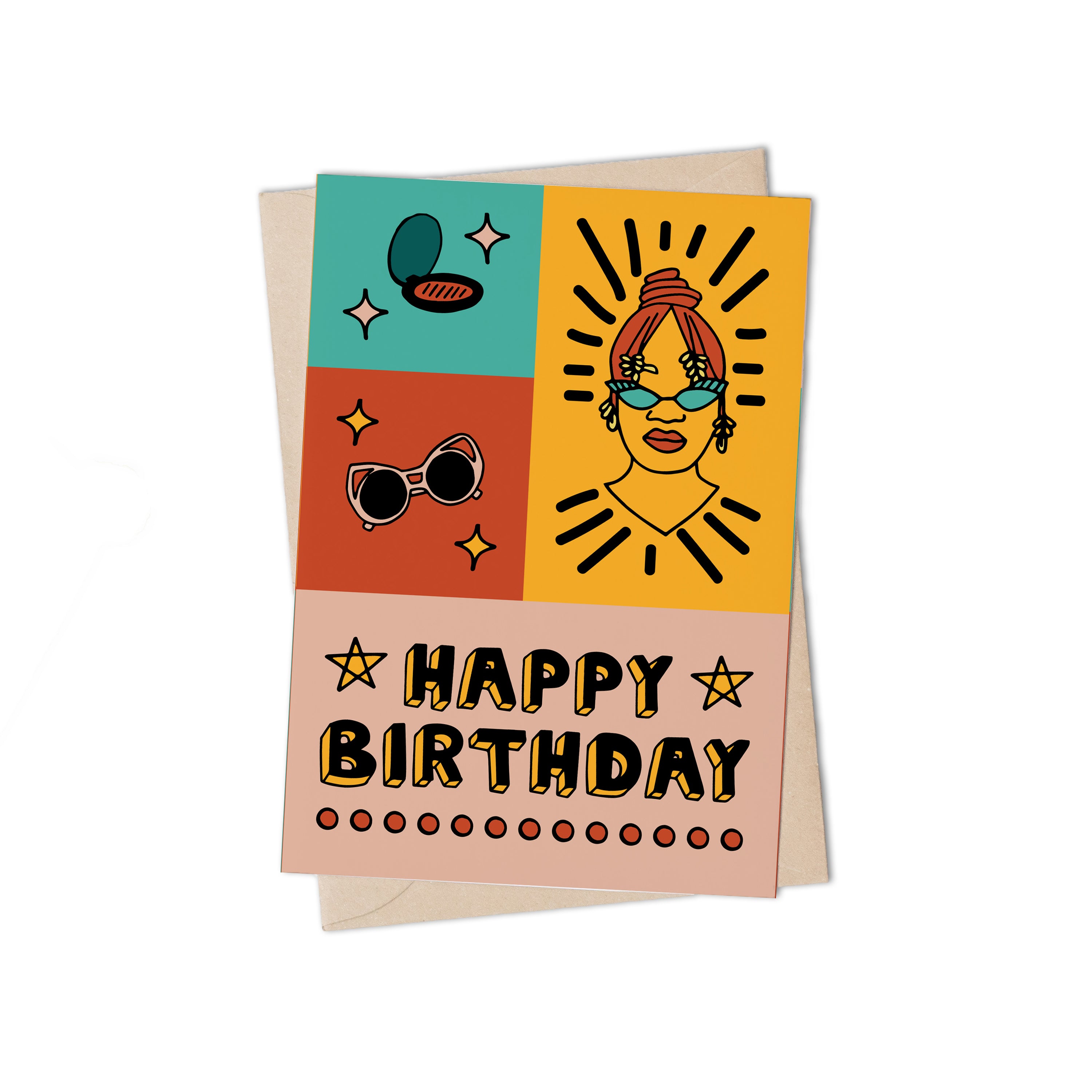 Barbershop Birthday Style Maven Greeting Card