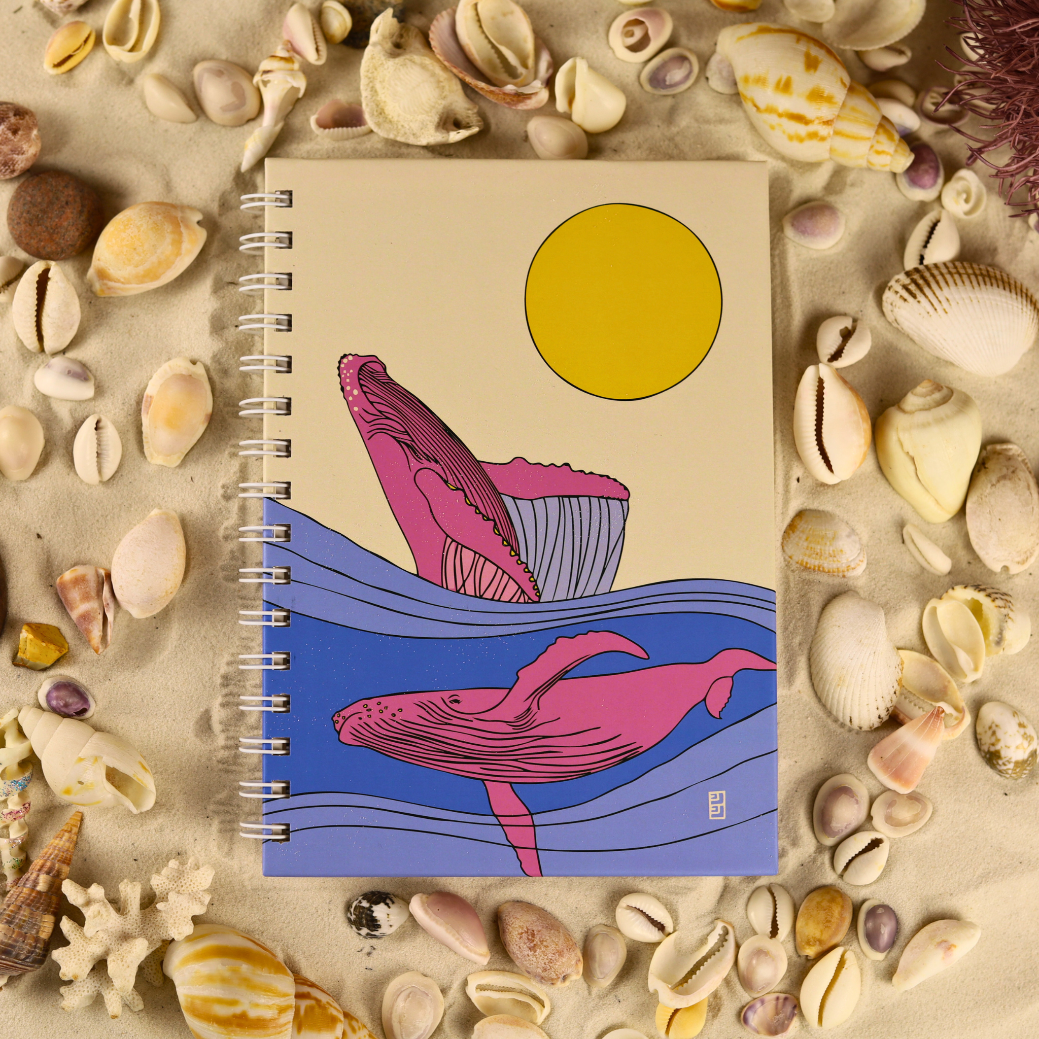 HumpBack Whale Spiral Bound Notebooks
