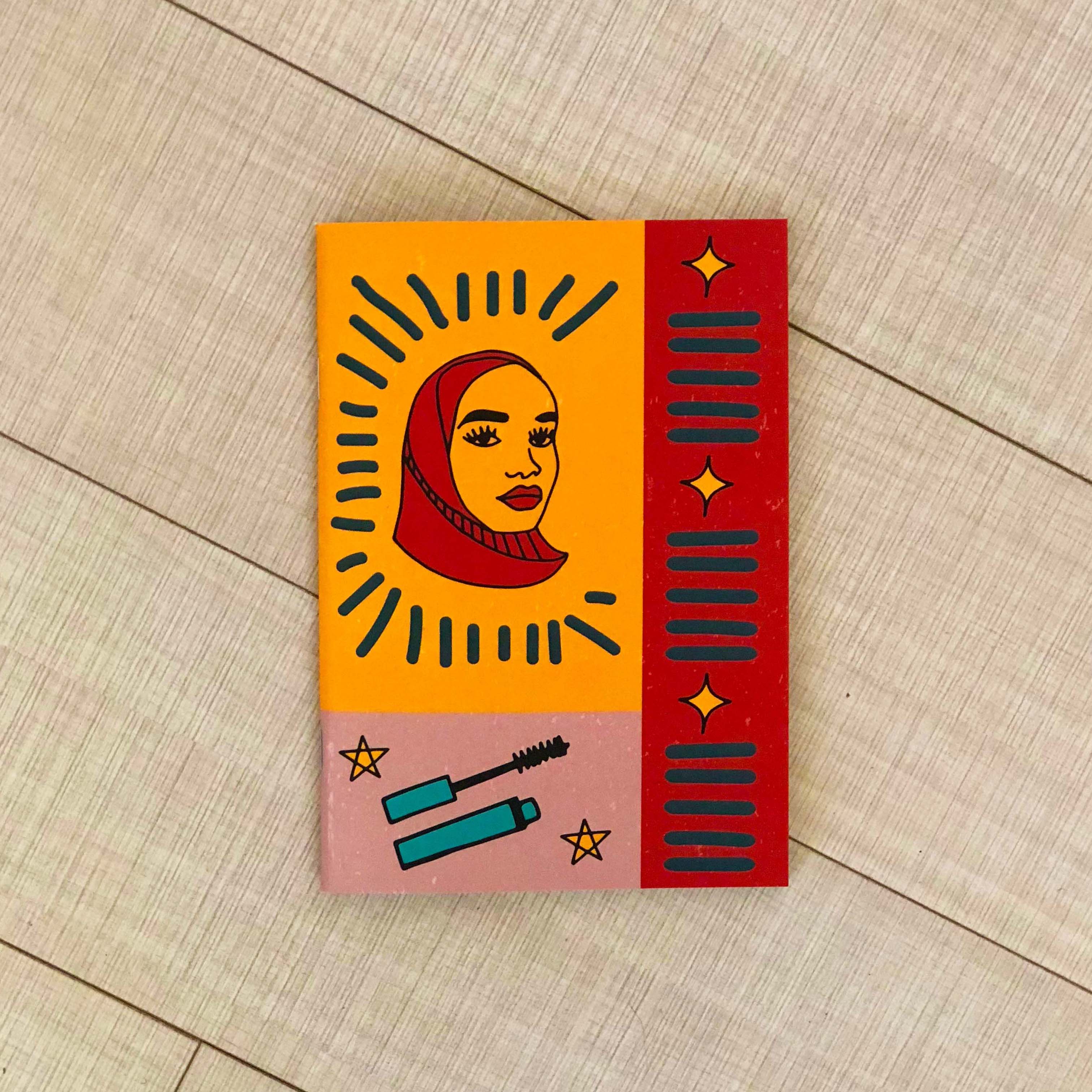 Plain A5 Notebook Barbershop Hijabi Lady