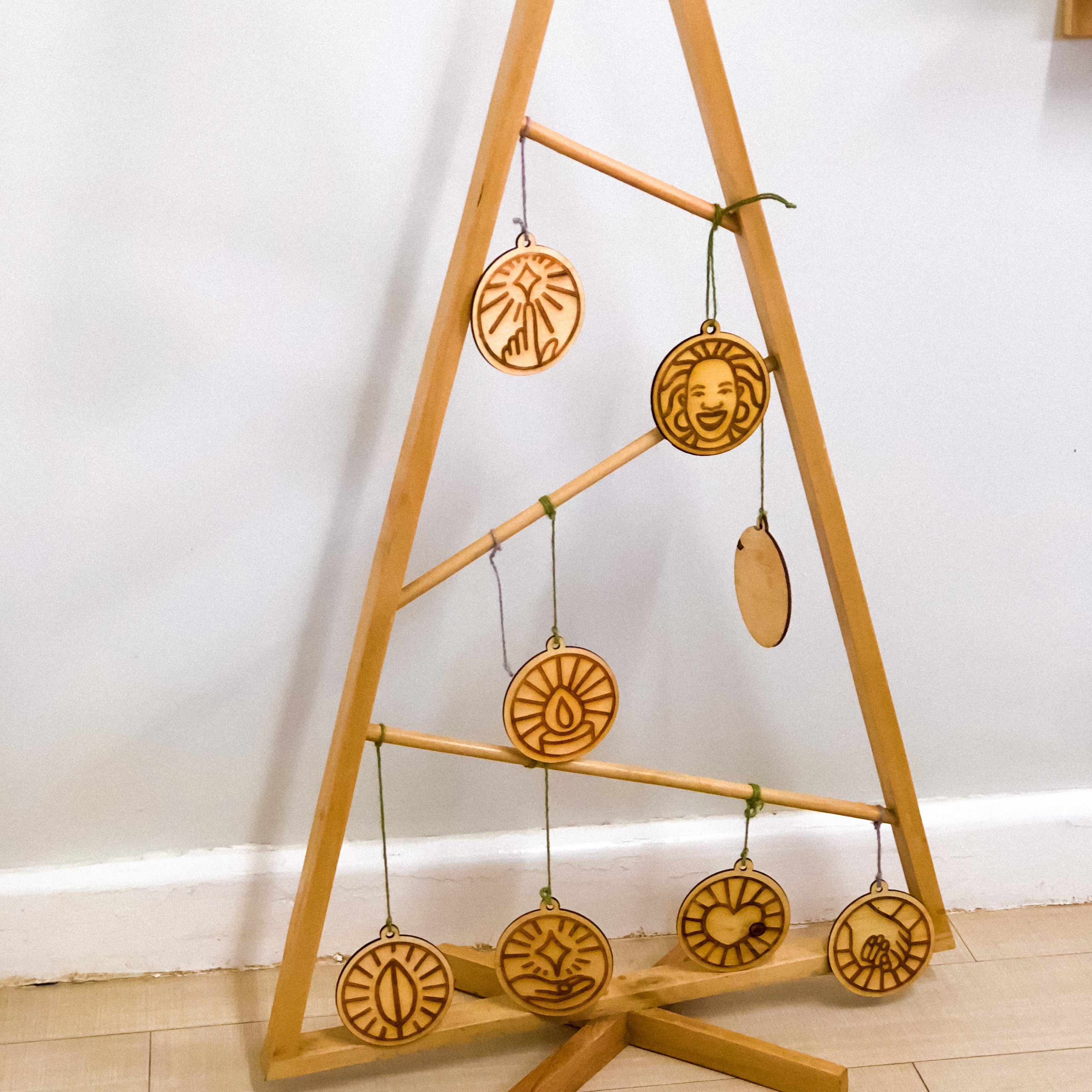 Warm Wishes Wooden Ornaments