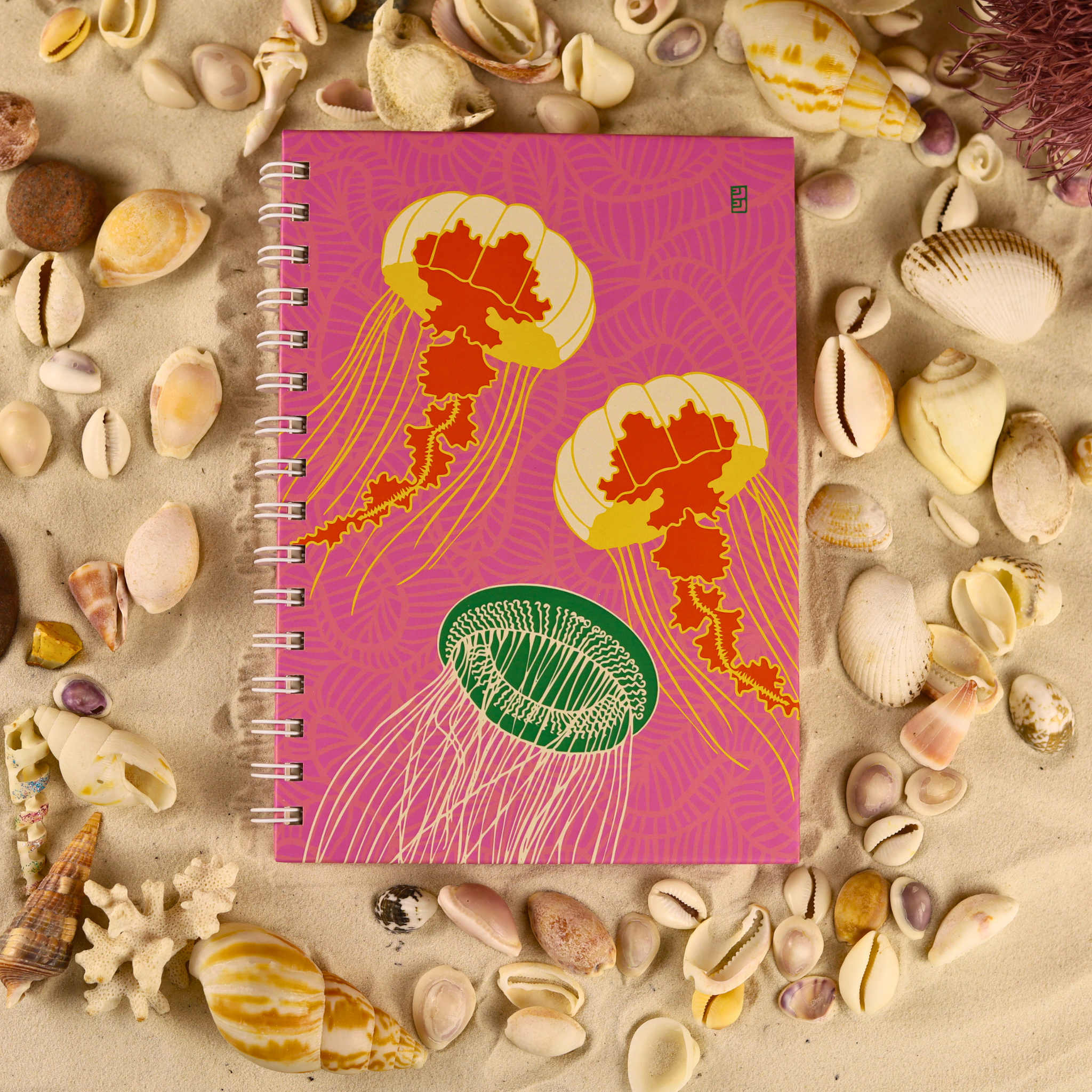 Jellies Spiral Bound Notebooks In Pink