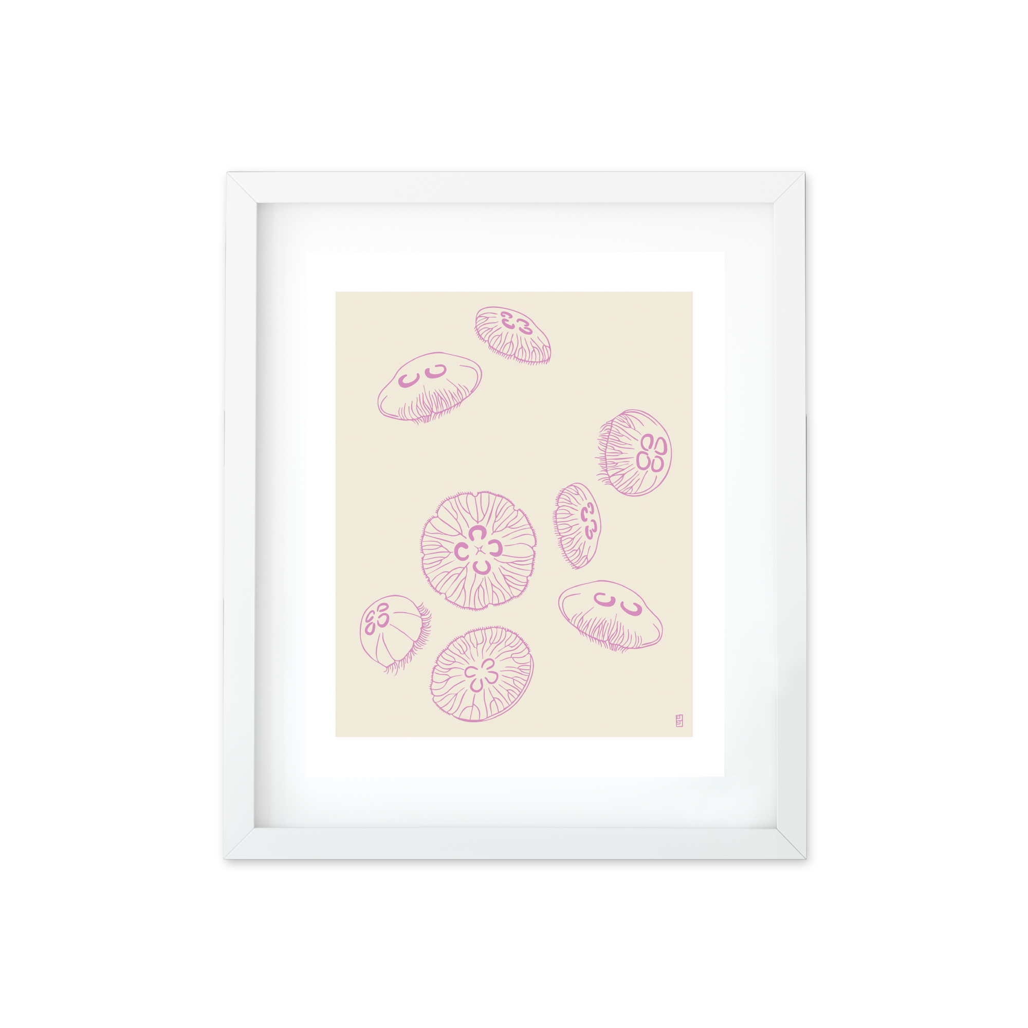Clear Jellies 8 by 10 in Cream