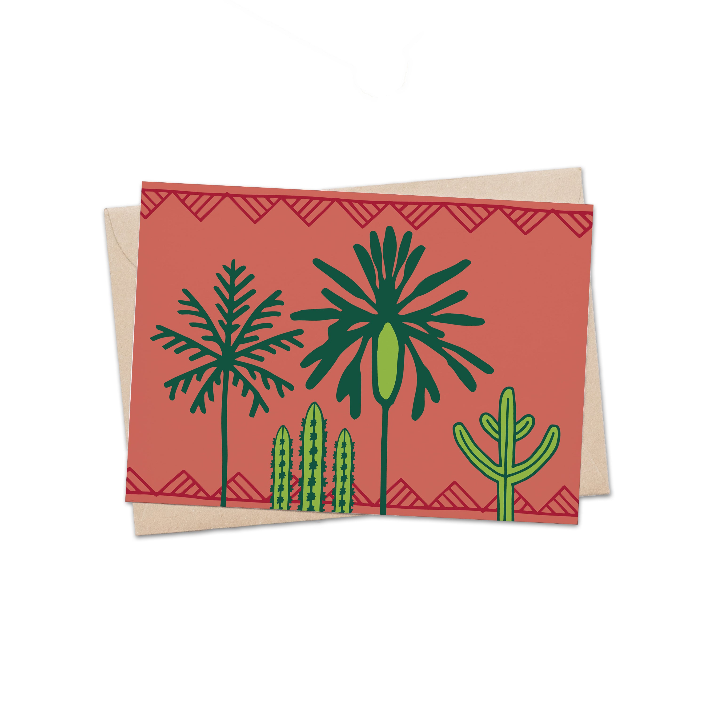 Majorelle Red Greeting Card