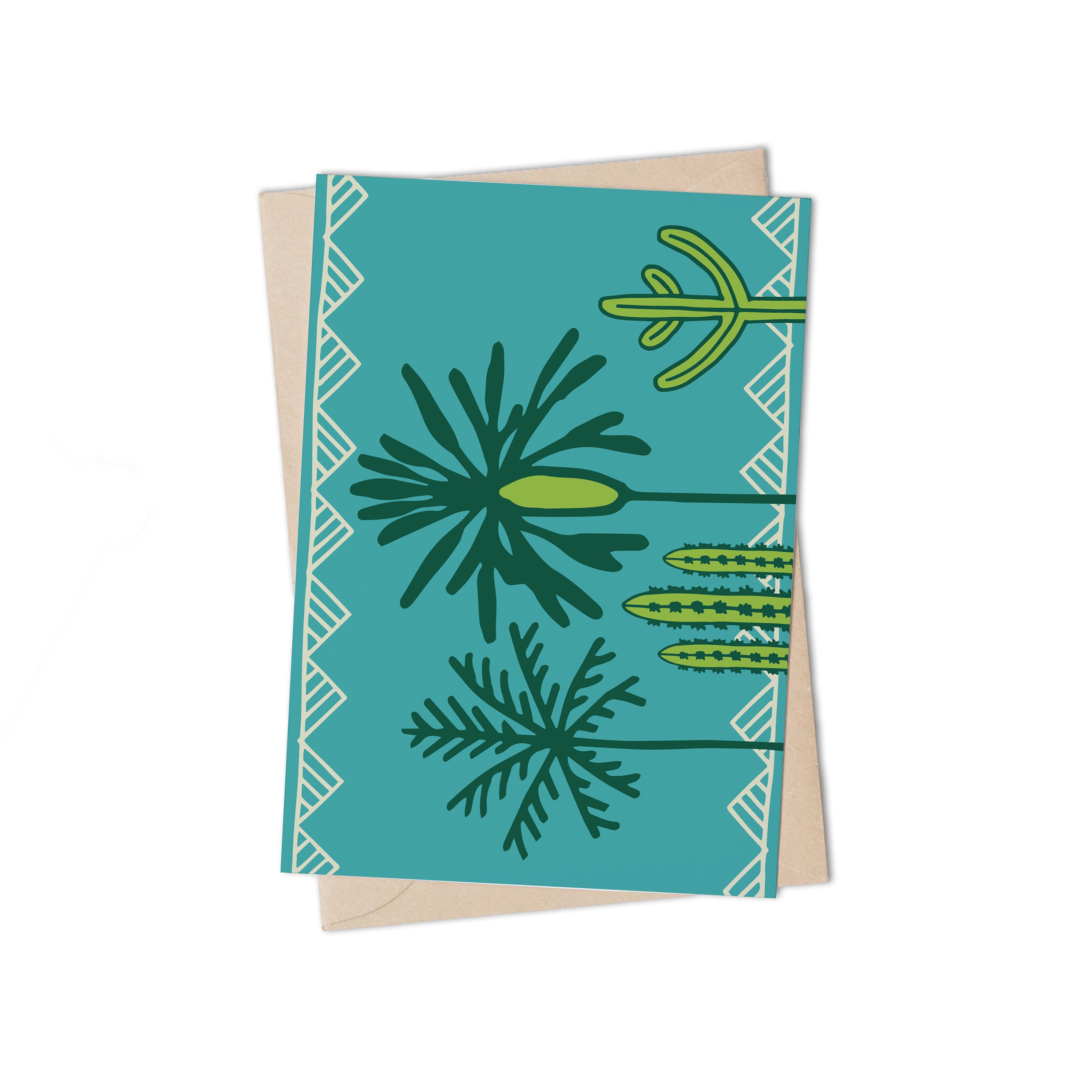 Majorelle Blue Greeting Card by Lulu Kitololo