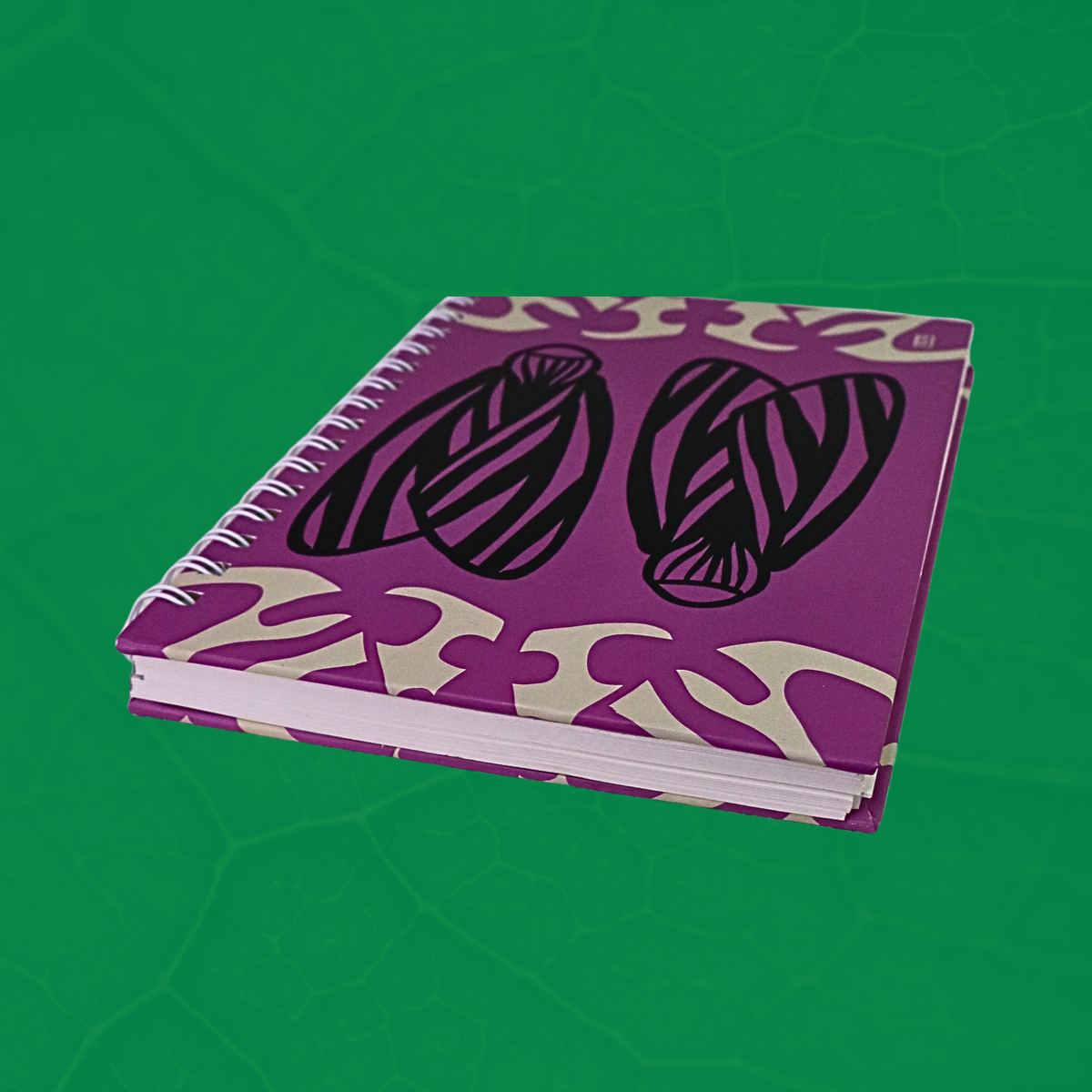 Monotone Moth Dudus Spiral Notebooks