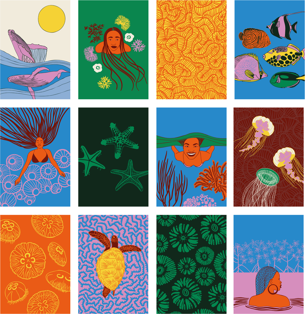 Ocean Vibes Notecard Set