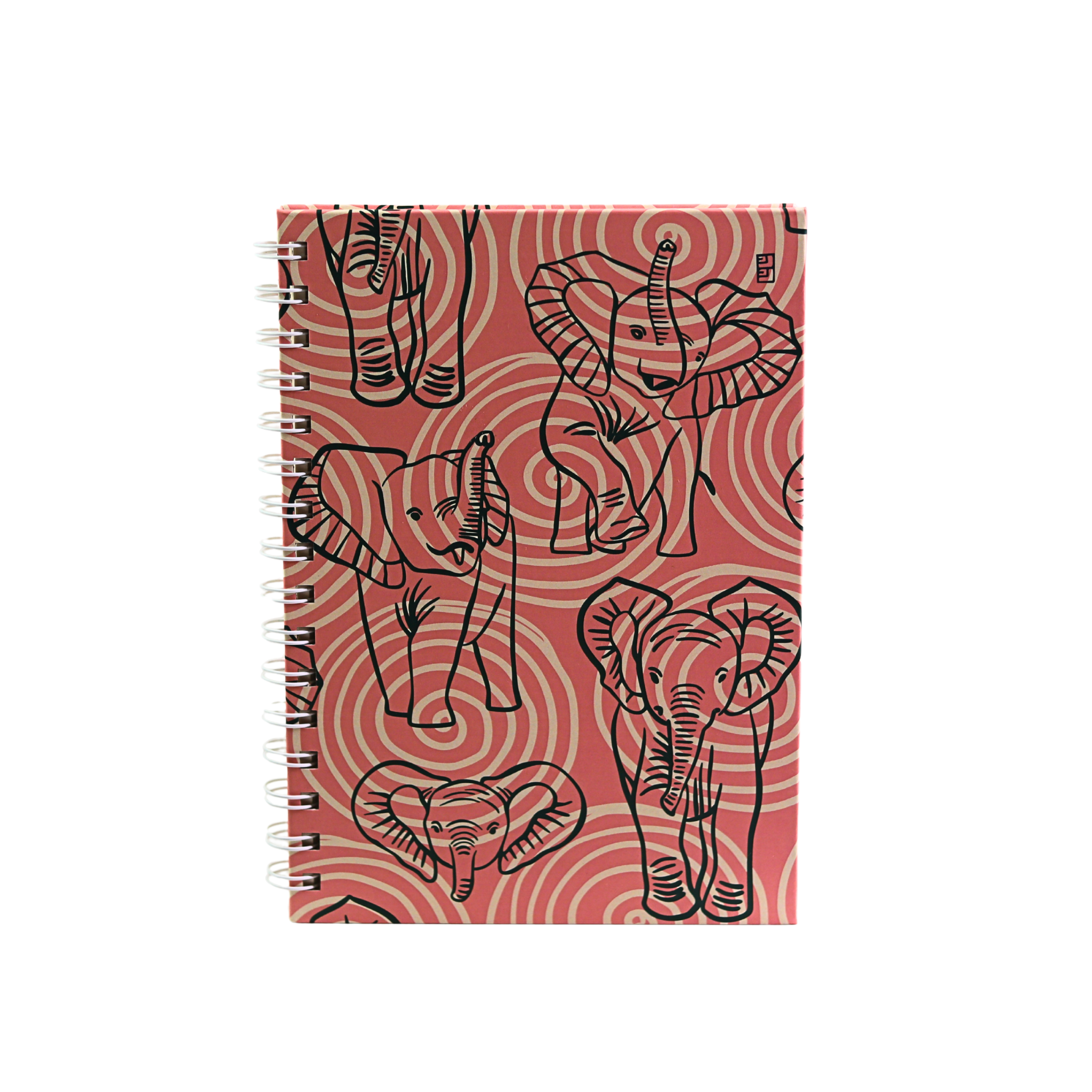 Pink Elephant Little Wildlings Spiral Noteook