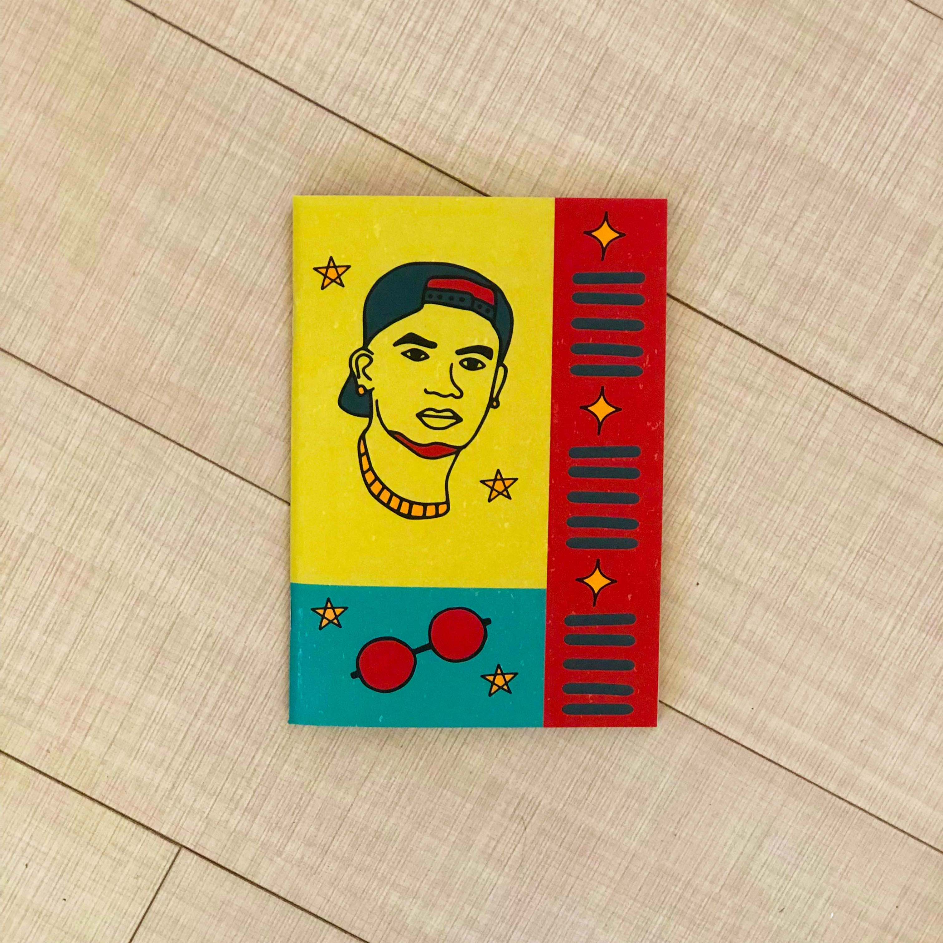 Plain A5 Notebook Barbershop Cool Kid by Lulu Kitololo