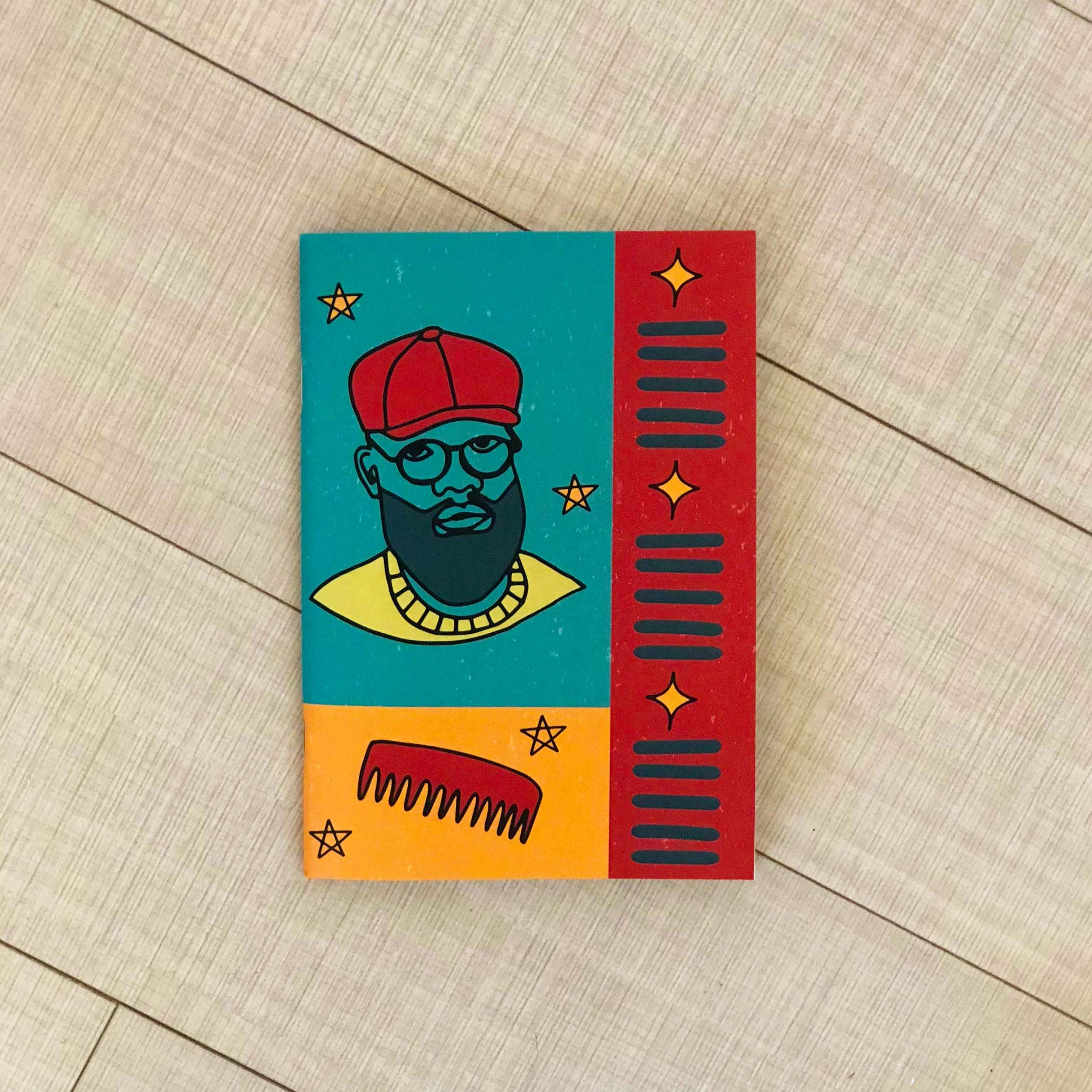 Plain A5 Notebook Barbershop Rude Boy by Lulu Kitololo