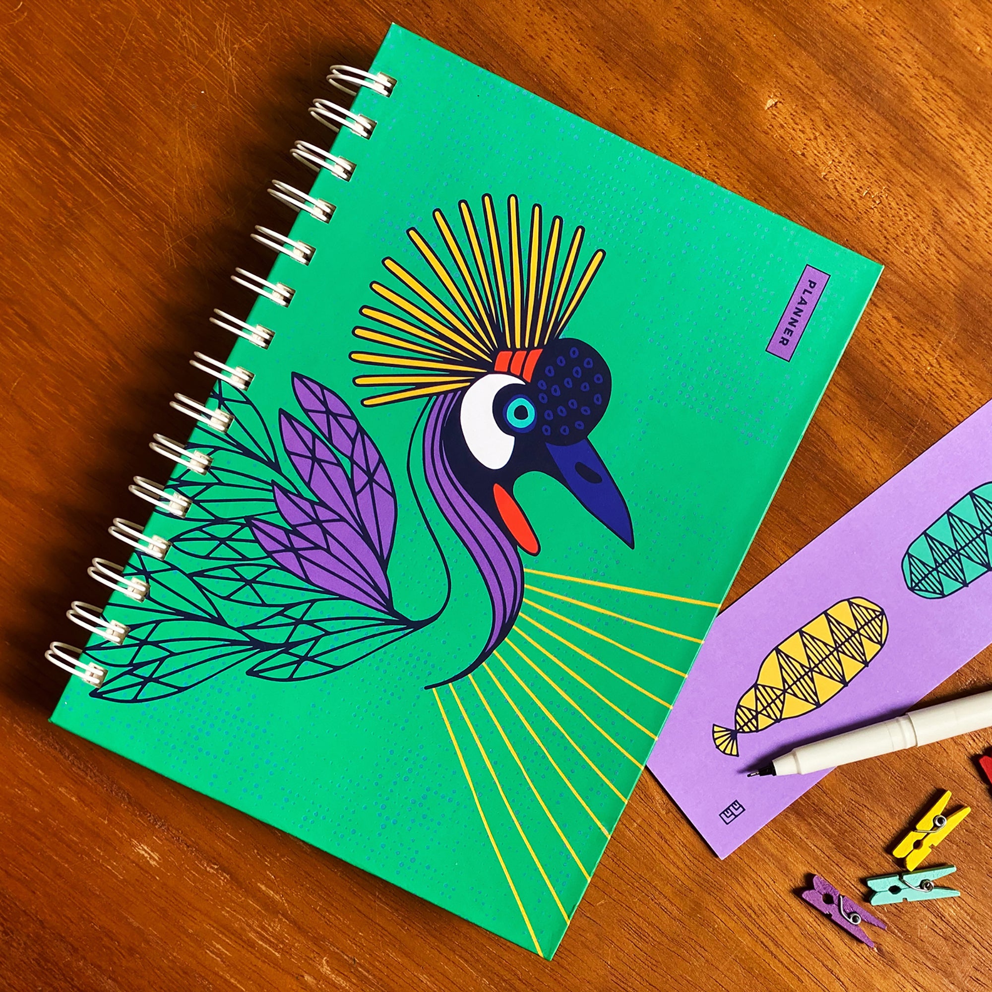 Shinning_Bird_Crane_Creative_Confidence_Planner by Lulu Kitololo