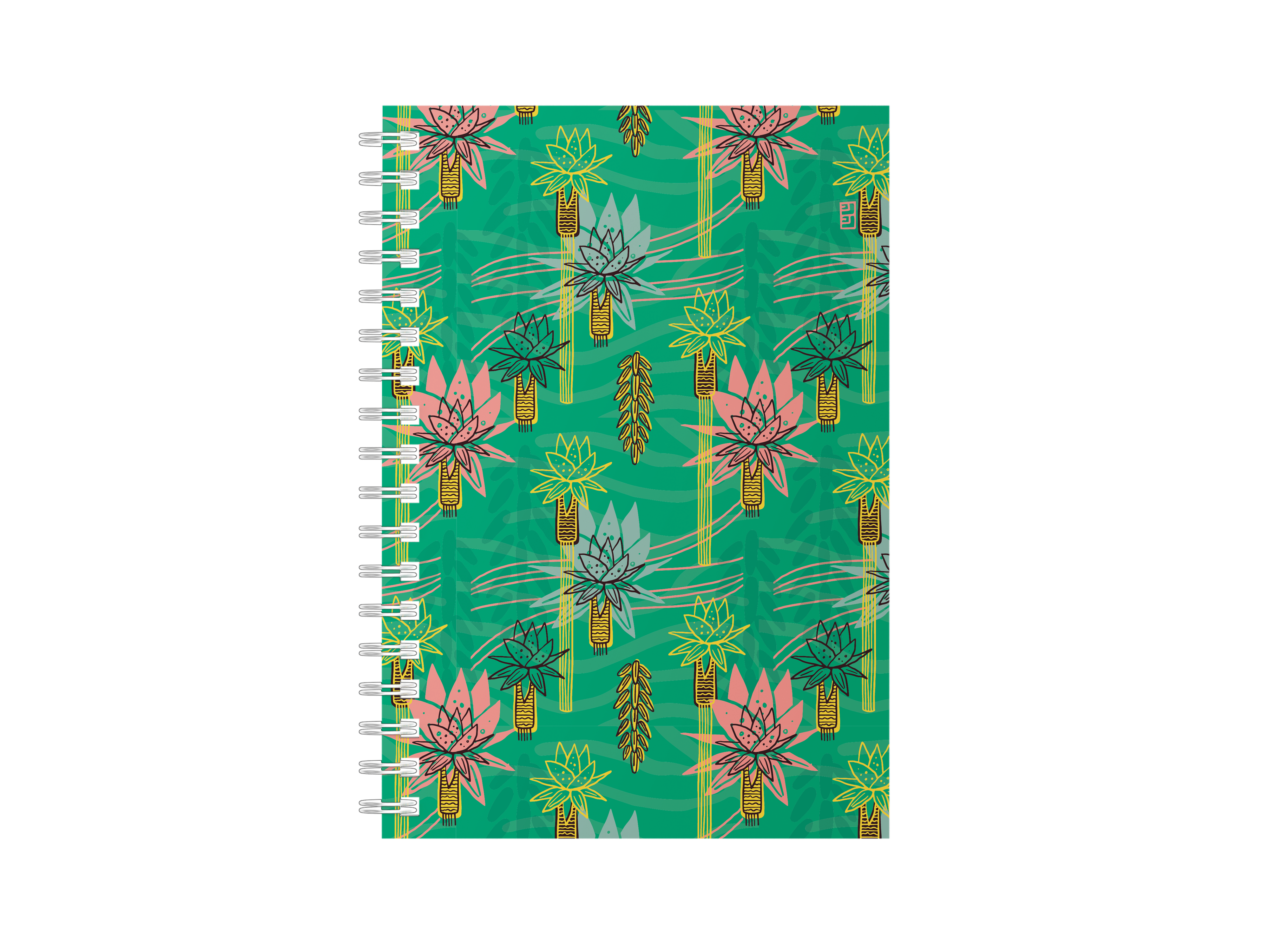 Aloe 2 Ways Spiral Bound Notebook By Lulu Kitololo