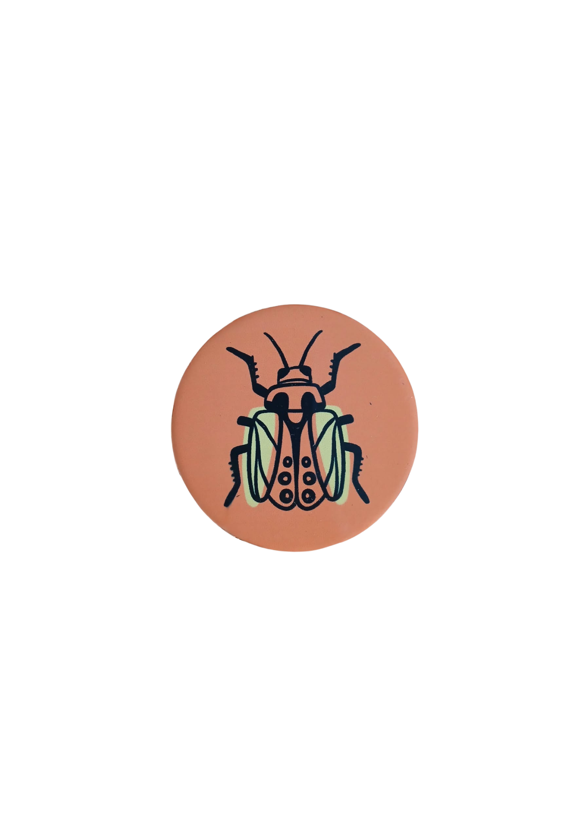 Spotty Tail Beetle Fridge Magnet By Lulu Kitololo