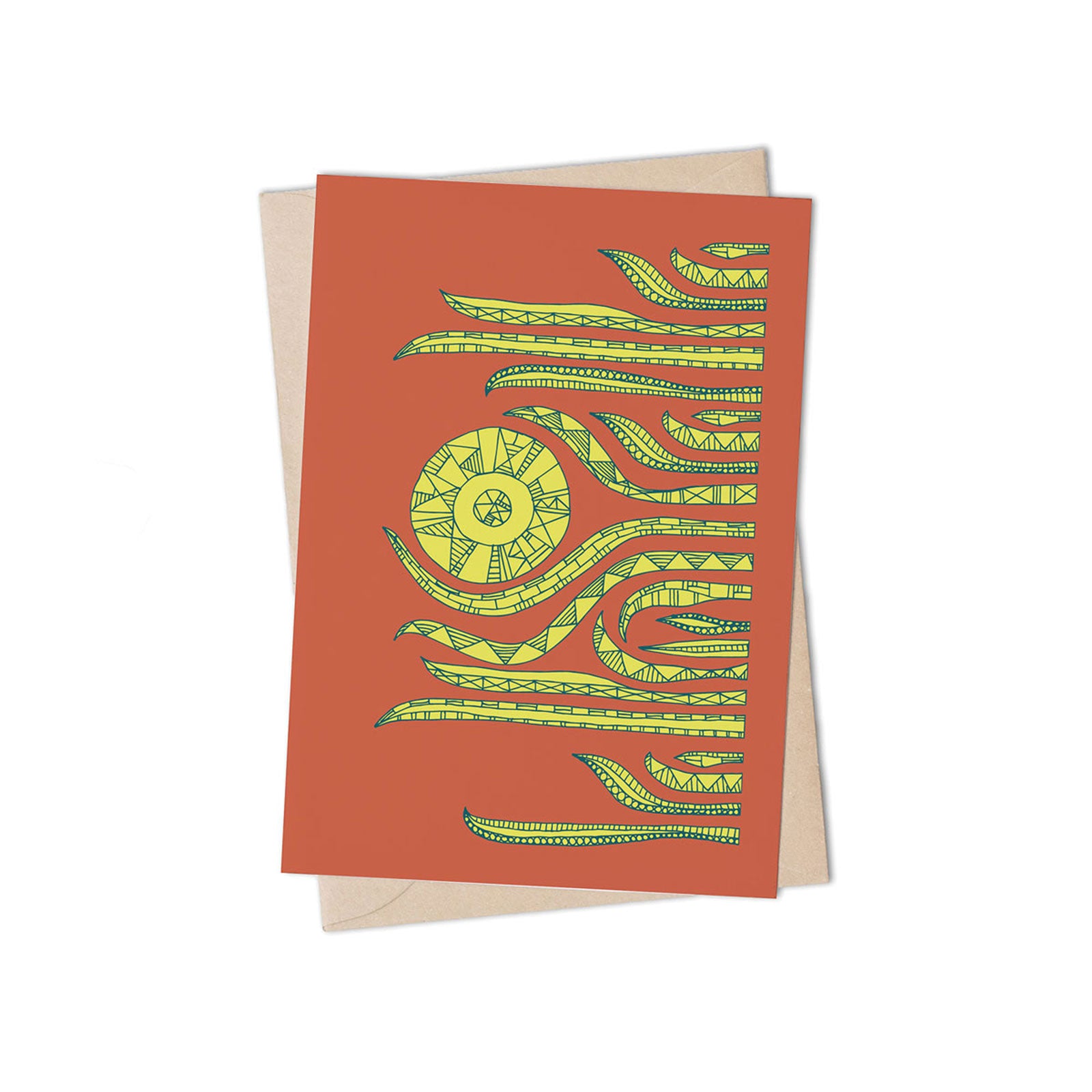 Sun Worshippers Greeting Card by Lulu Kitololo