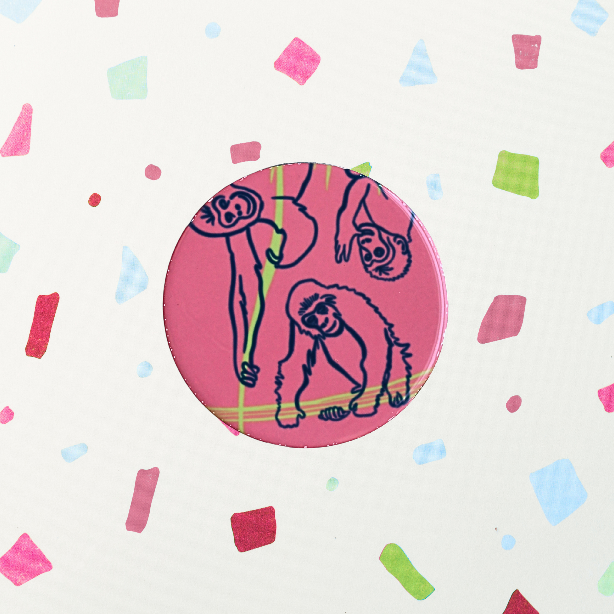 Baby Monkey Kids Play Magnets