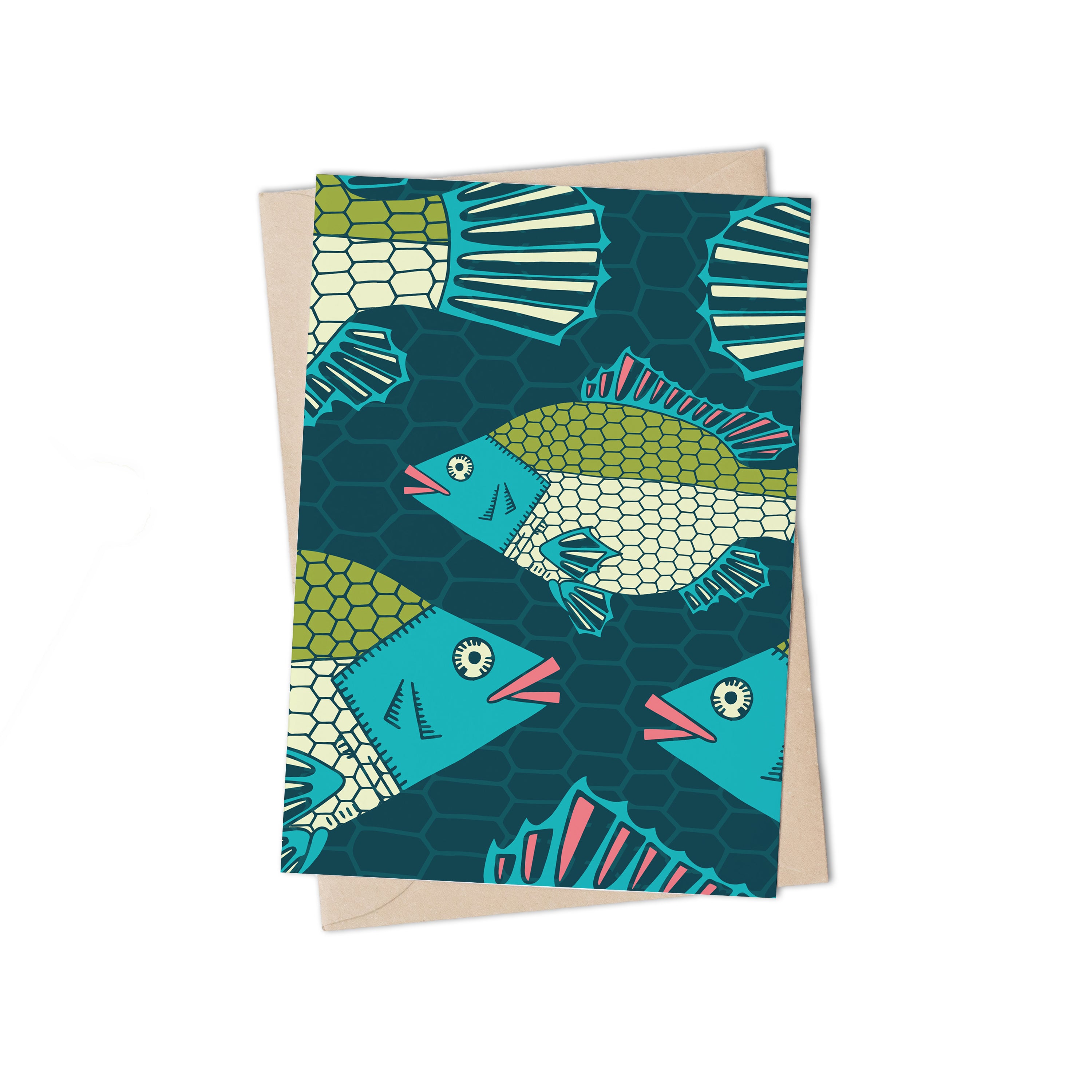 Tilapia Blue Greeting Card