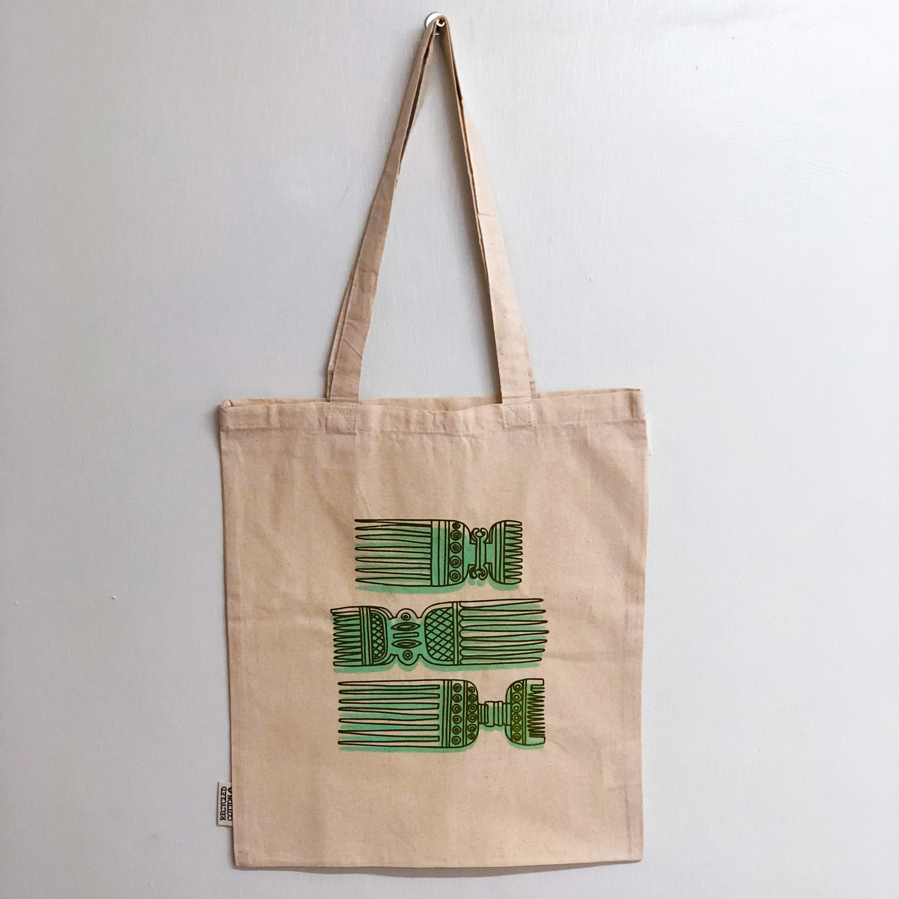 Tote Bag Turquoise by Lulu Kitololo