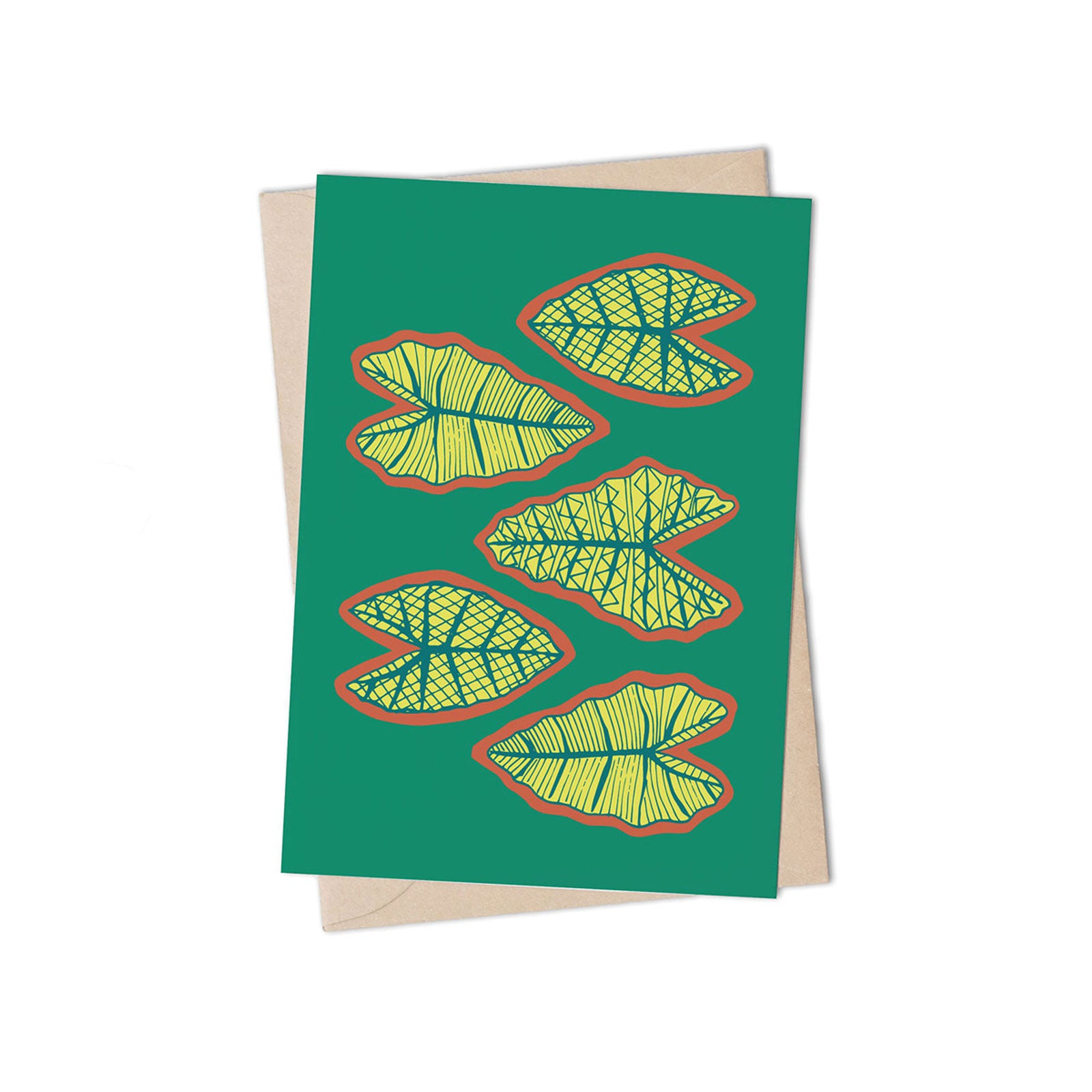 Tropical Leaves Green by Lulu Kitololo