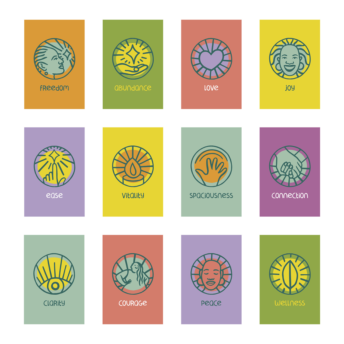 Warm Wishes Notecard Set  by Lulu Kitololo
