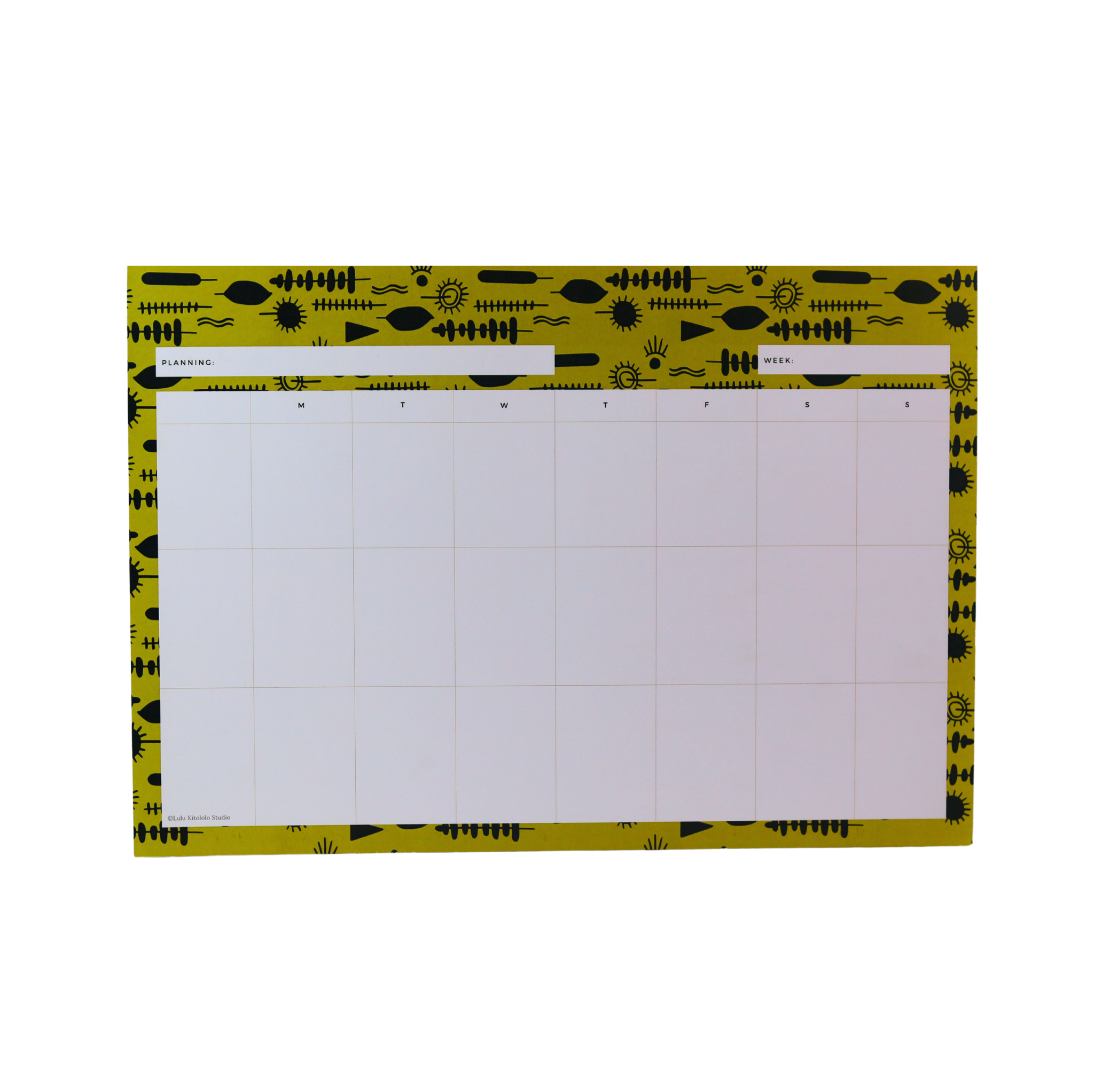 Weekly Planner Pad Lime