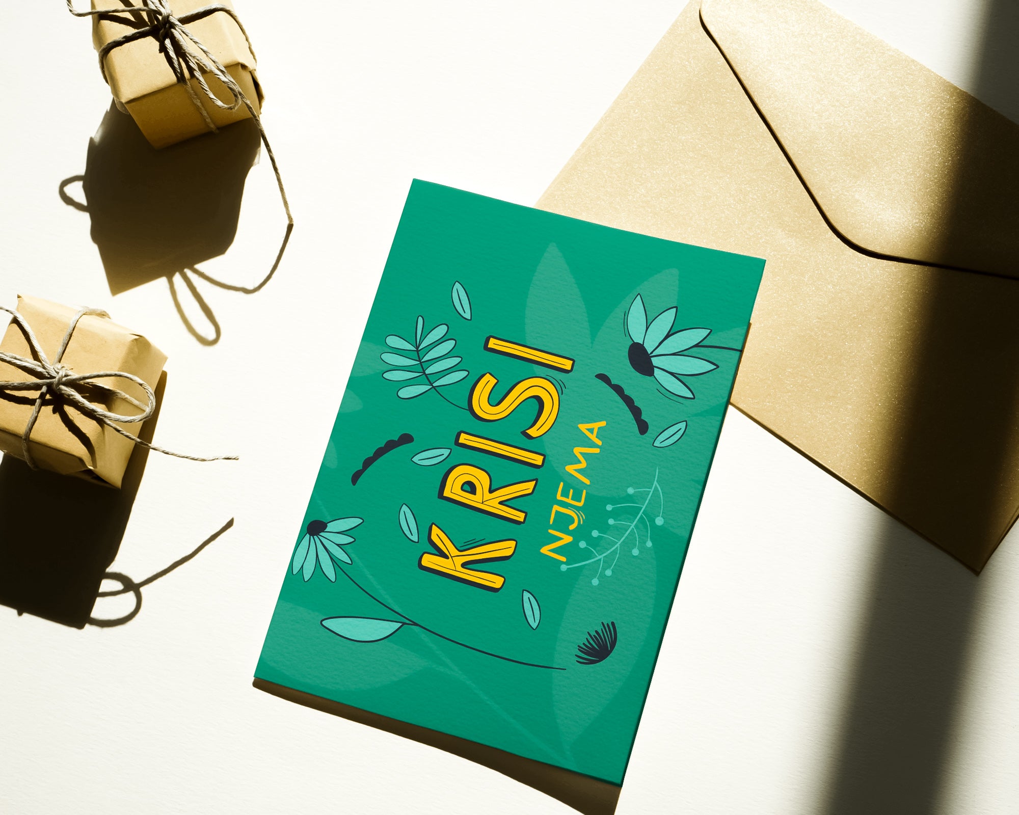 Christmas Swahili Phrases Krisi Njema Green