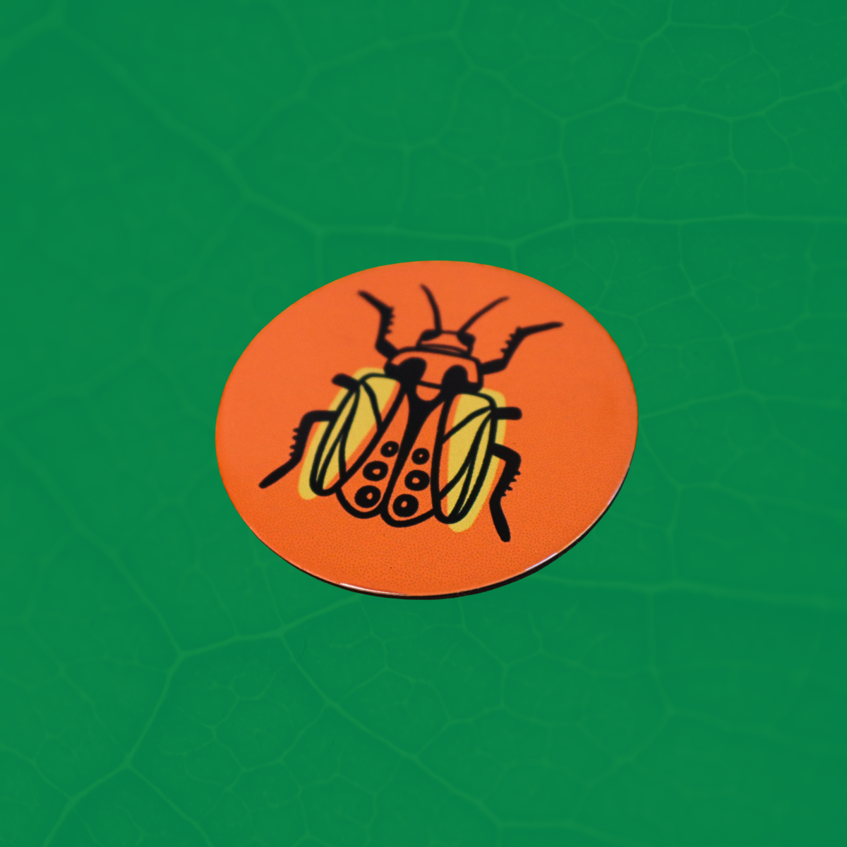 Spotty Tail Beetle Fridge Magnet